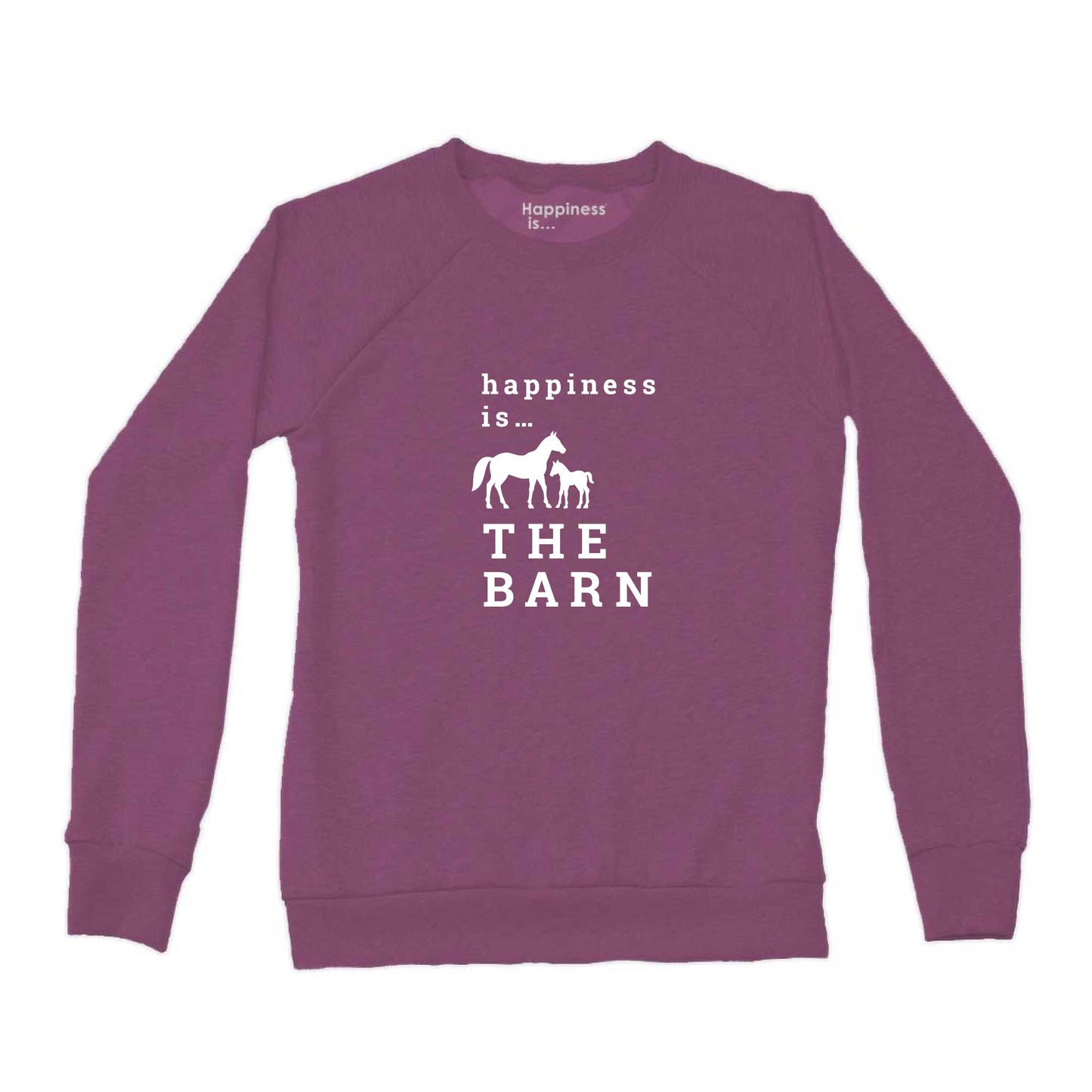 Women's Barn Crew Sweatshirt, Plum