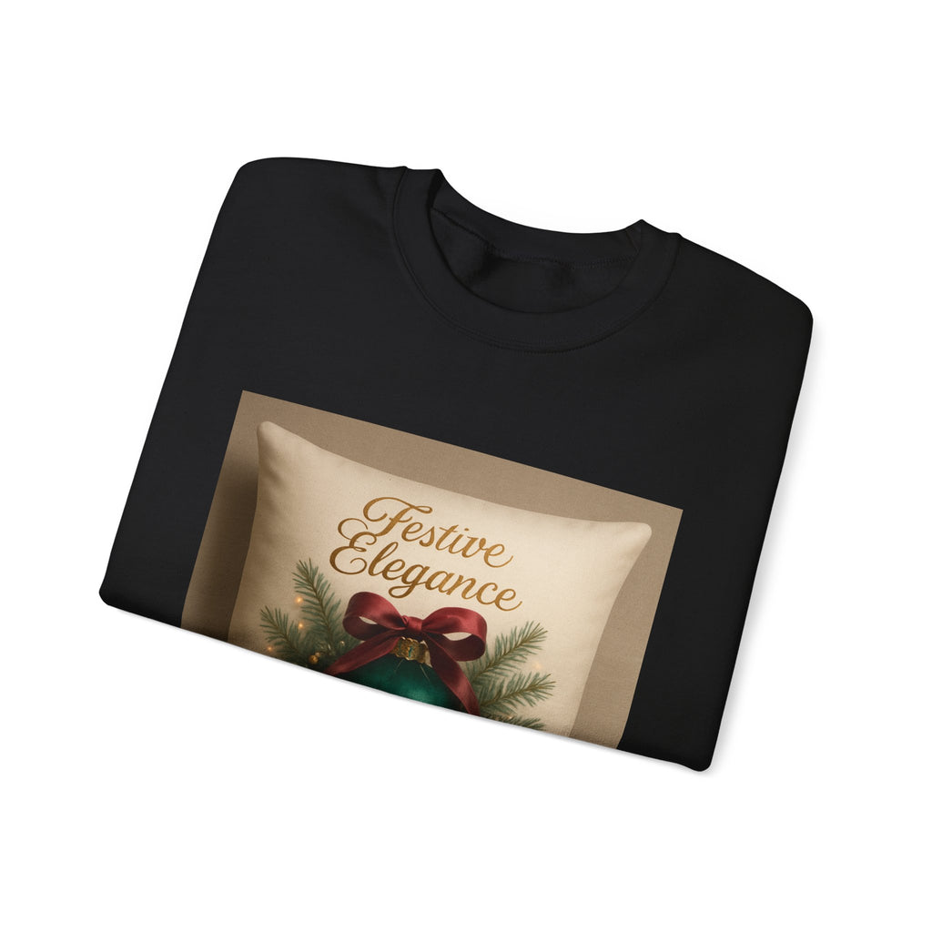 Crewneck Sweatshirt — Festive Elegance Christmas Ornament Design