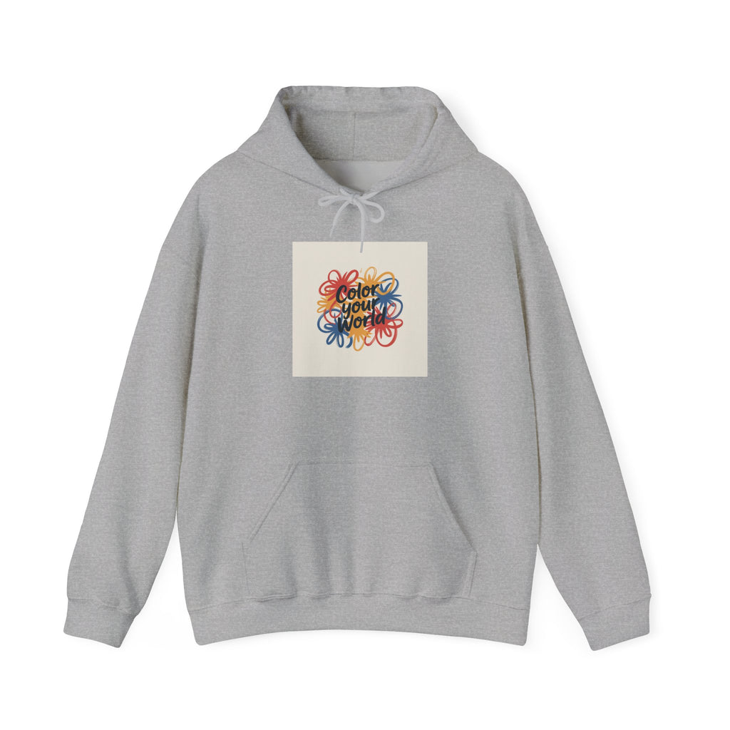 Hoodie — 'Follow Your Heart' Colorful Script Hoodie