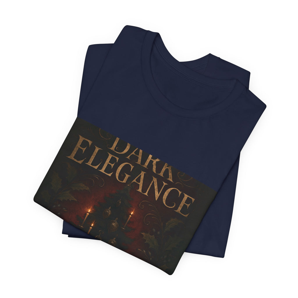 Dark Elegance Tee - Gothic Candlelight Graphic Shirt