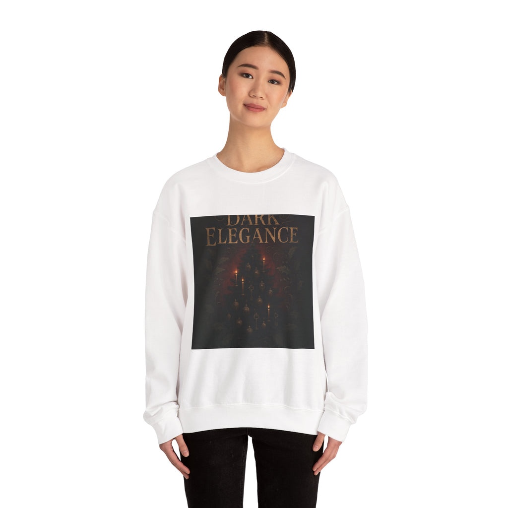 Crewneck Sweatshirt – "Dark Elegance" Gothic Forest Graphic
