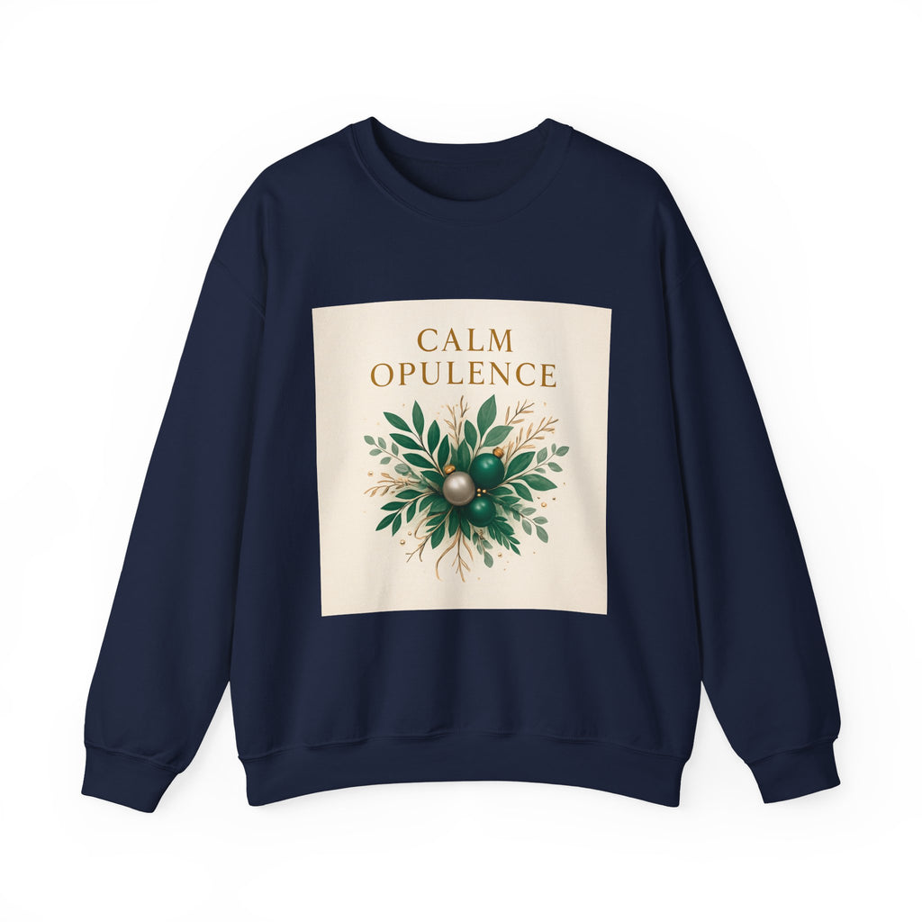Calm Opulence Sweatshirt — Botanical Holiday Crewneck