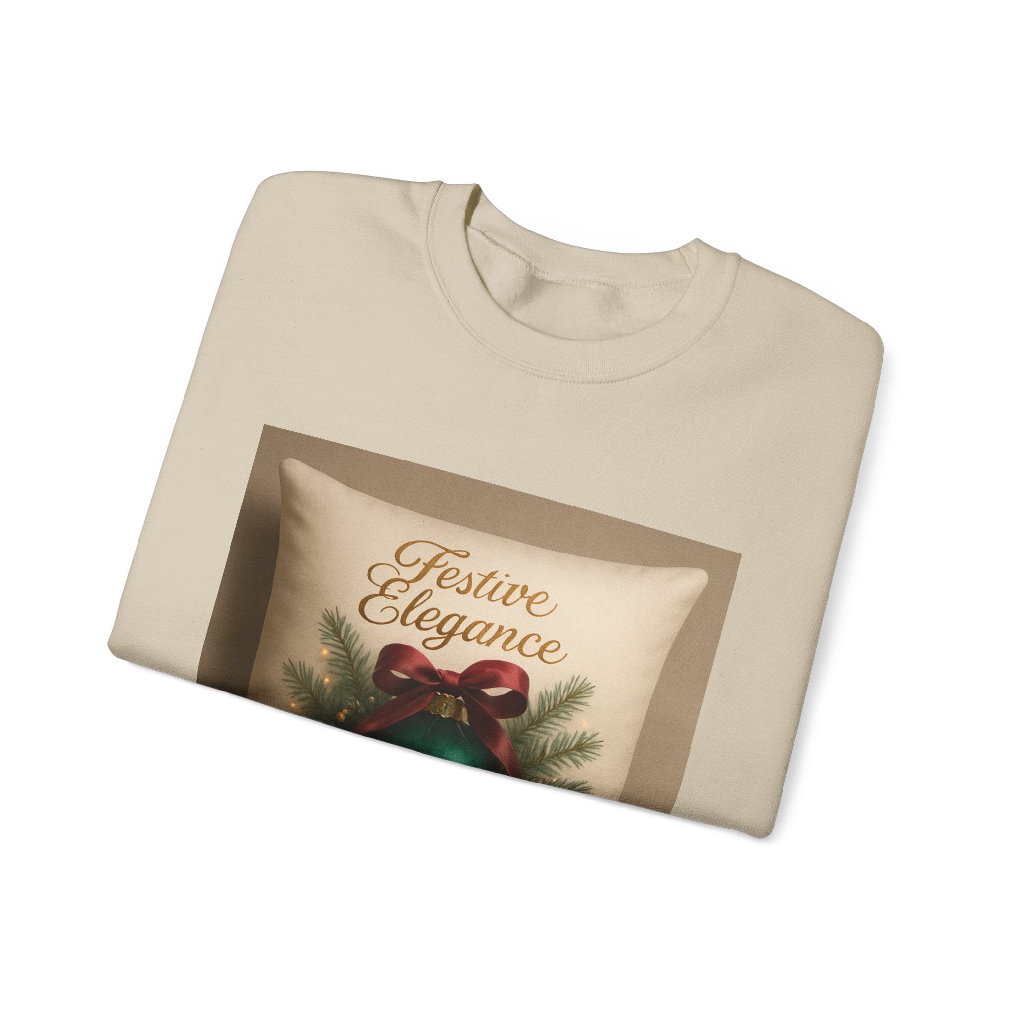 Crewneck Sweatshirt — Festive Elegance Christmas Ornament Design