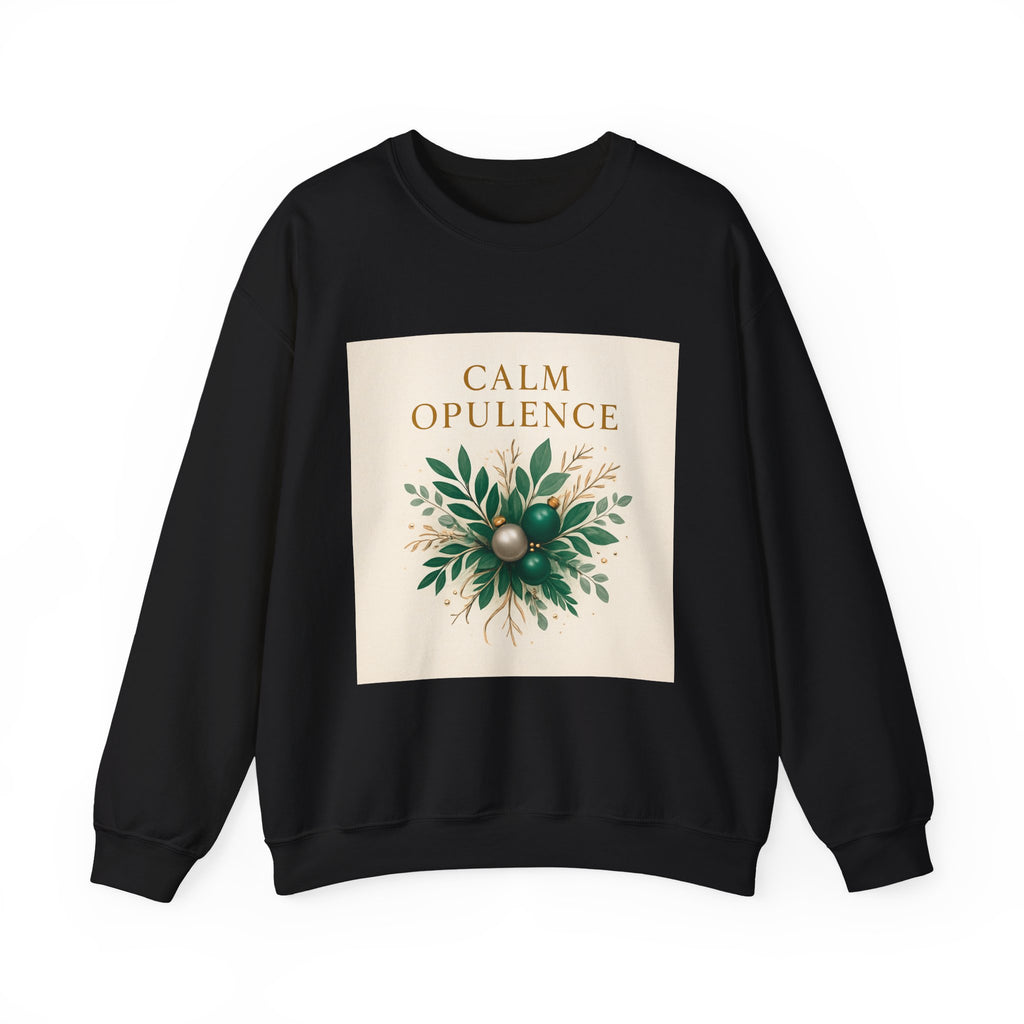 Calm Opulence Sweatshirt — Botanical Holiday Crewneck