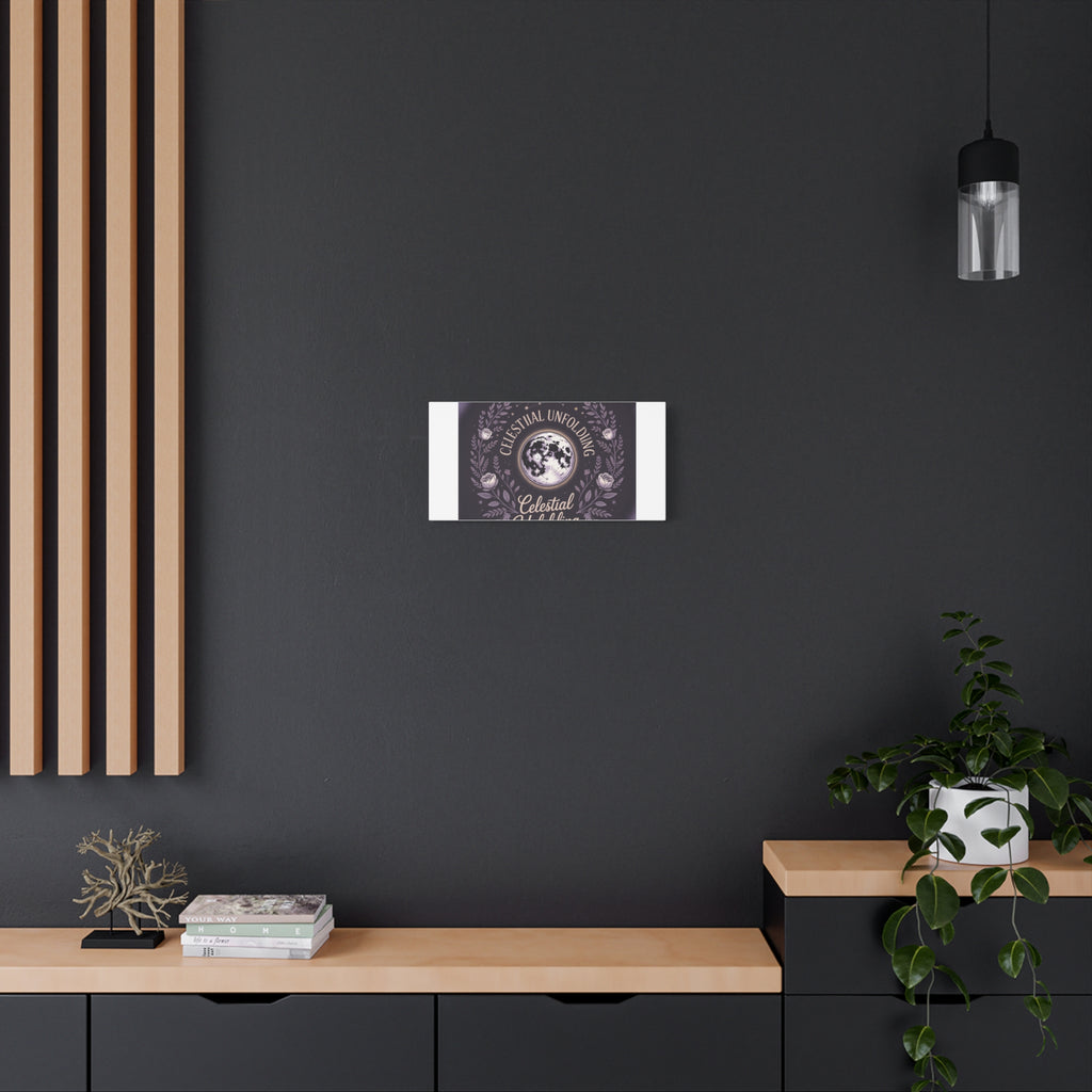 Celestial Unfolding Moon Art Canvas