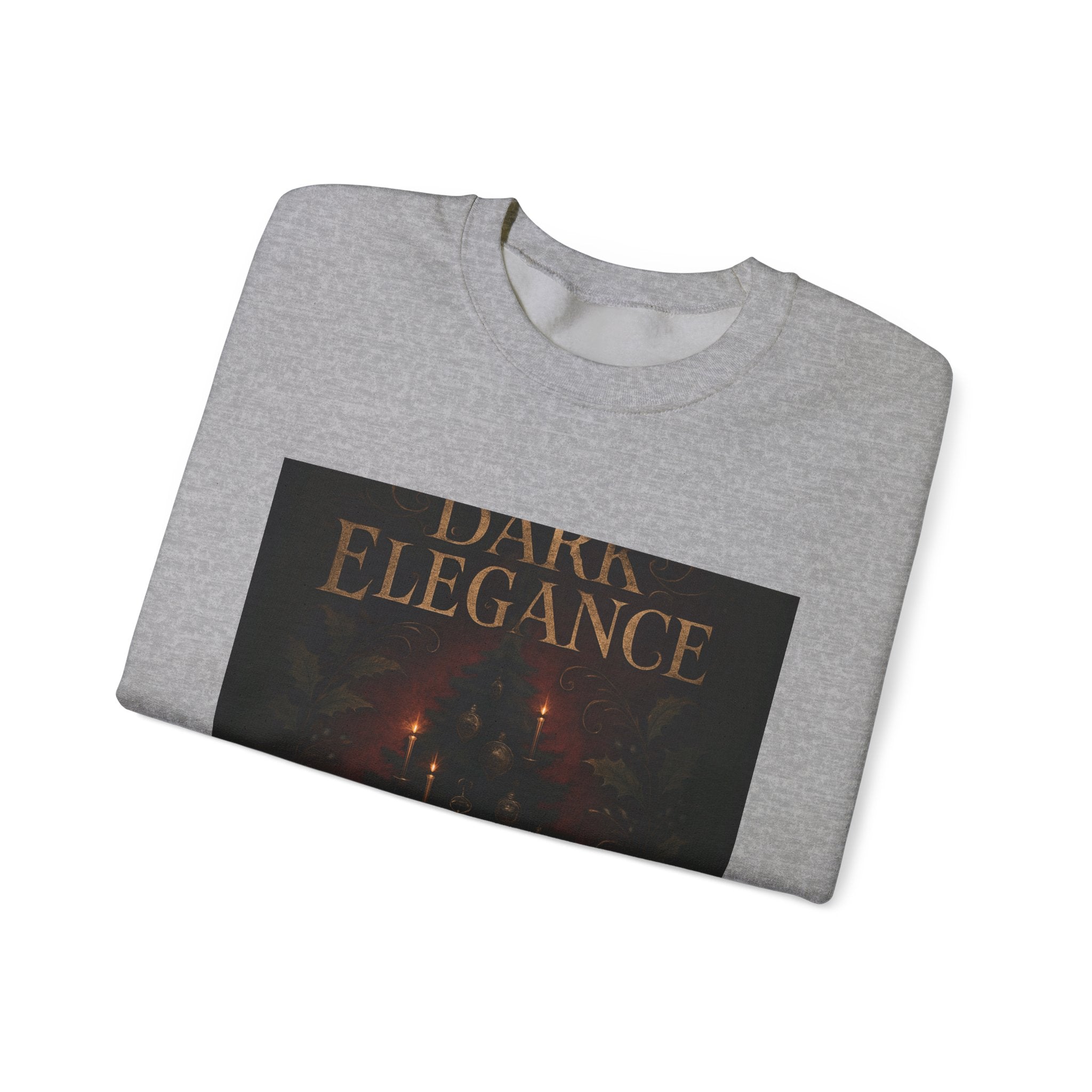 Crewneck Sweatshirt – "Dark Elegance" Gothic Forest Graphic