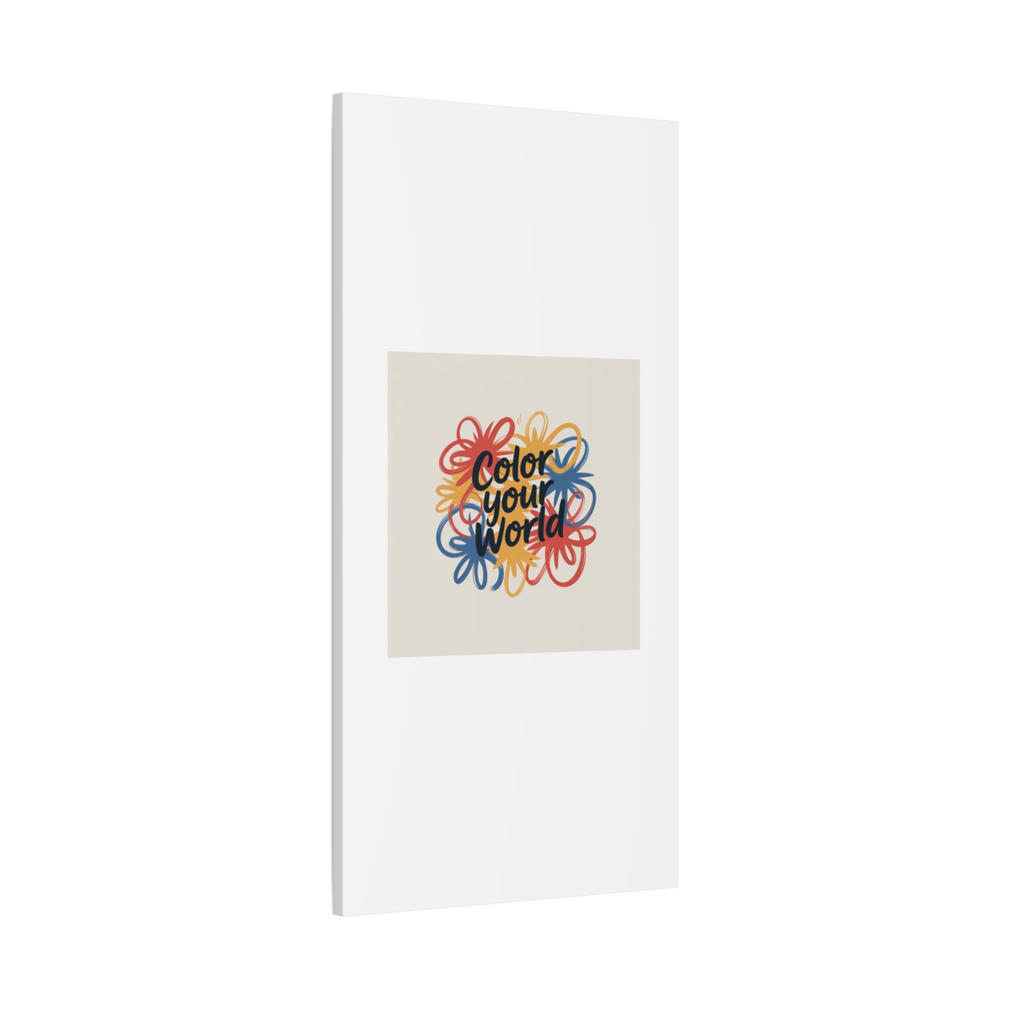 Canvas Art – “Color Your World” Floral Wall Art