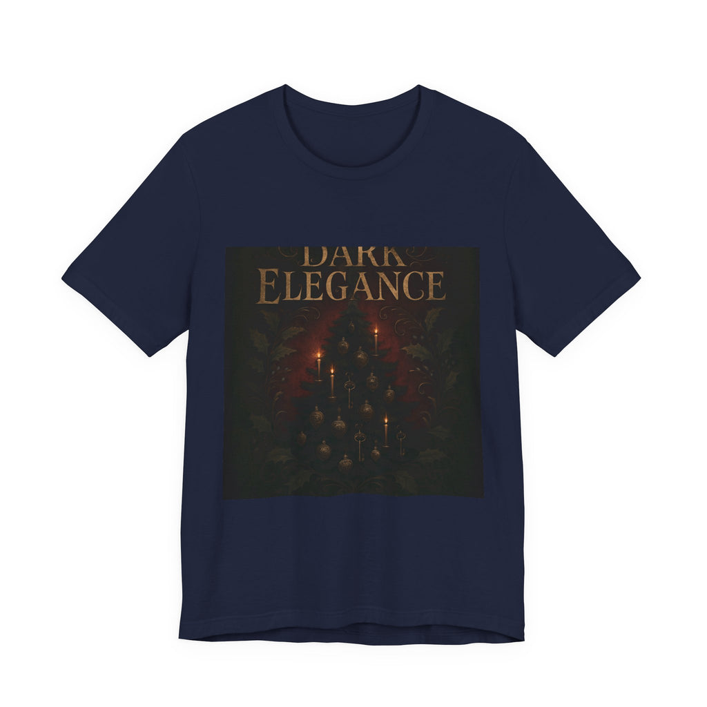 Dark Elegance Tee - Gothic Candlelight Graphic Shirt