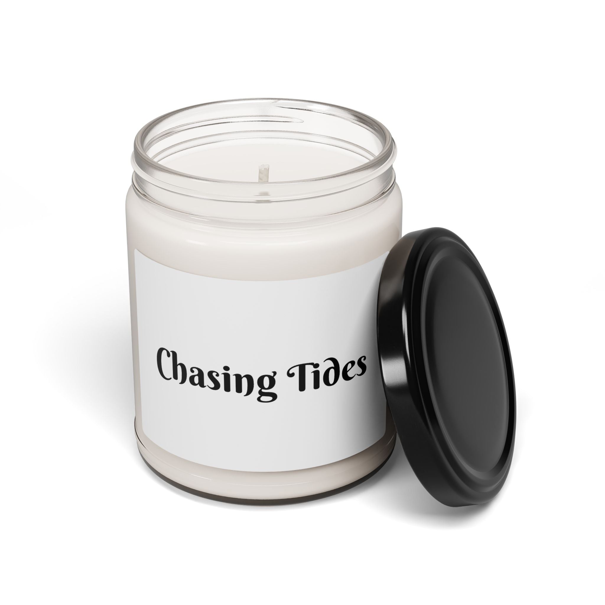 Chasing Tides Scented Soy Candle — 9oz Coastal Aromatherapy Jar