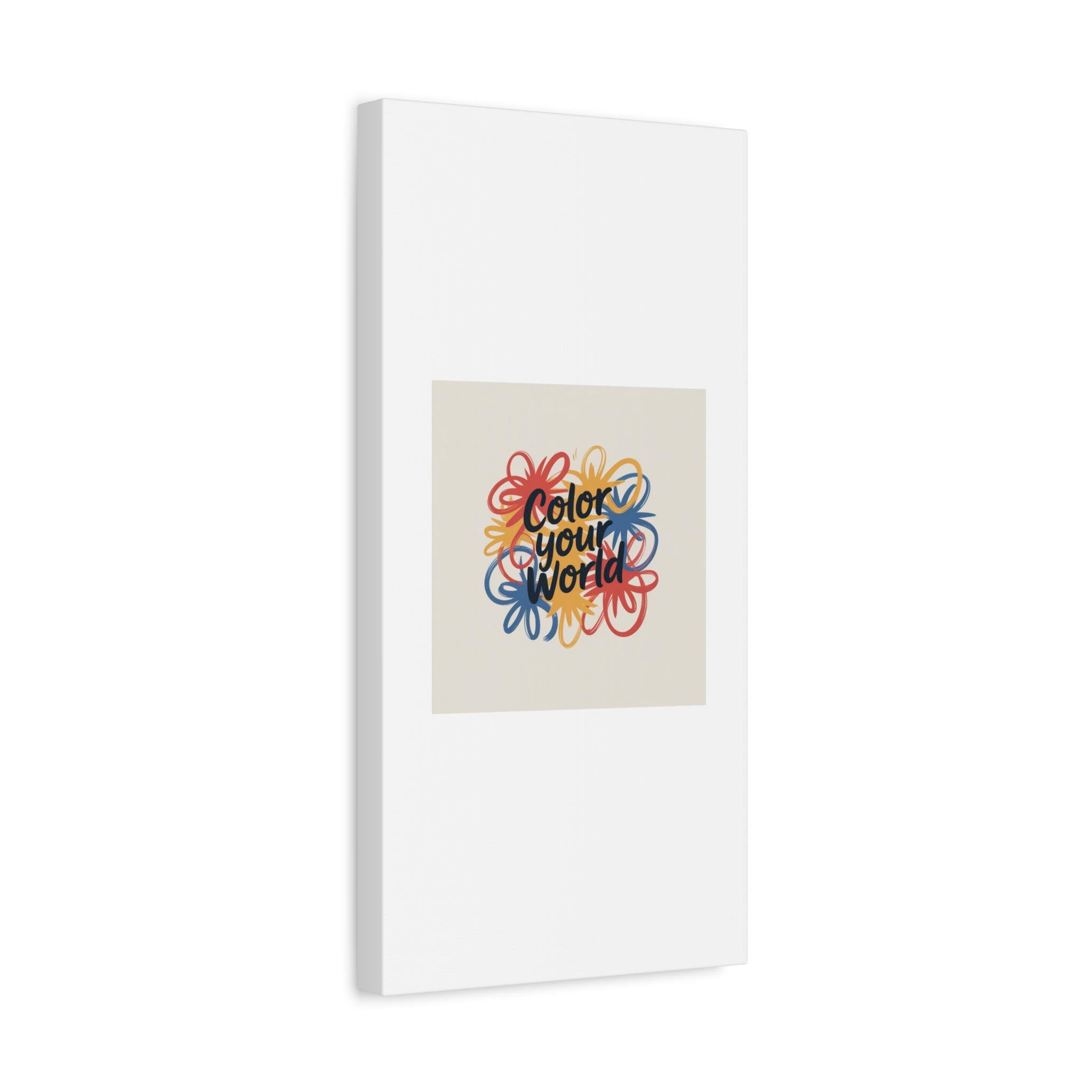 Canvas Art – “Color Your World” Floral Wall Art