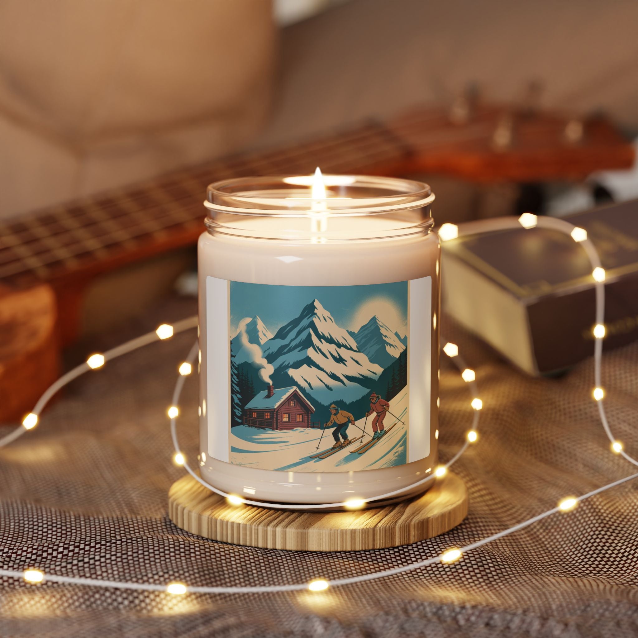Soy Candle — Winter Mountain Ski Lodge Scented Candle (9oz)