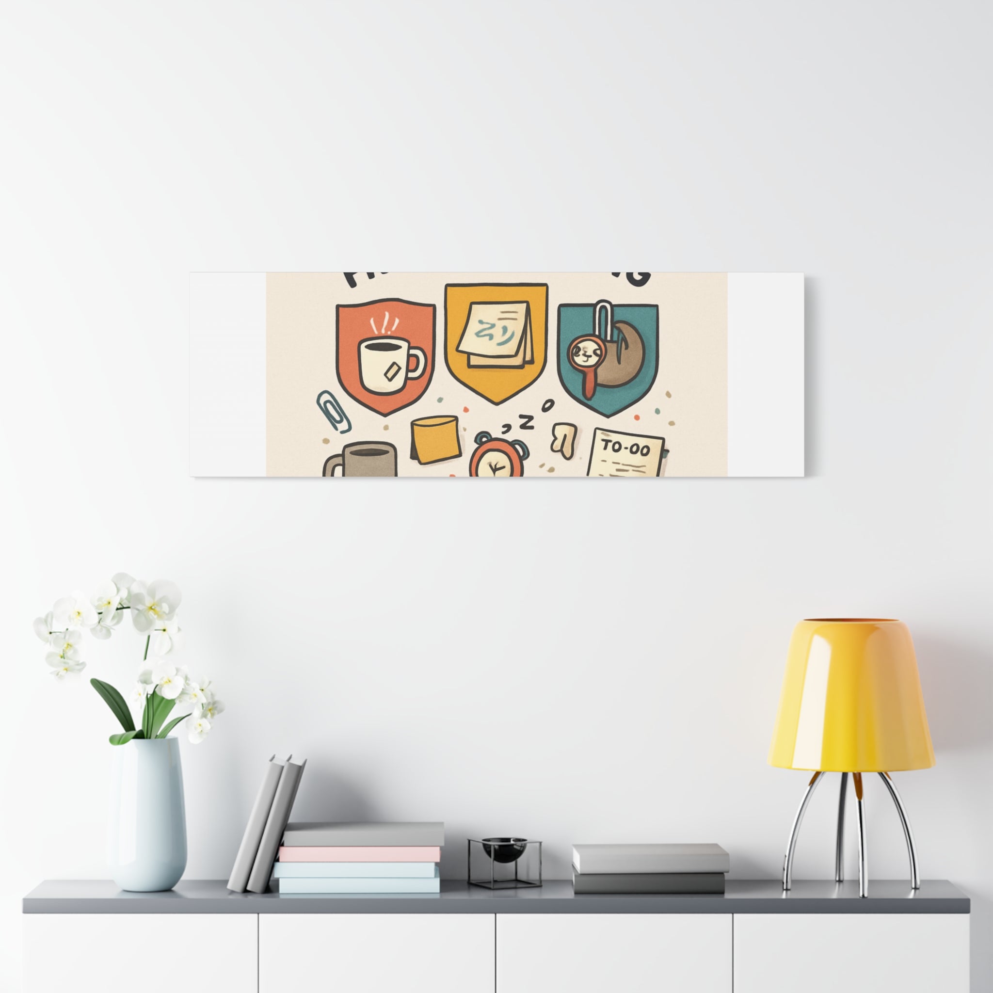 Canvas Wall Art — “I’m On Leave From Adulting” Cute Office Humor Matte Canvas