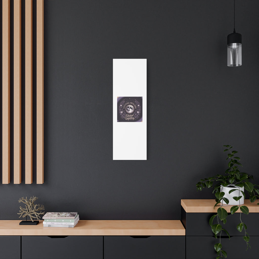 Celestial Unfolding Moon Art Canvas