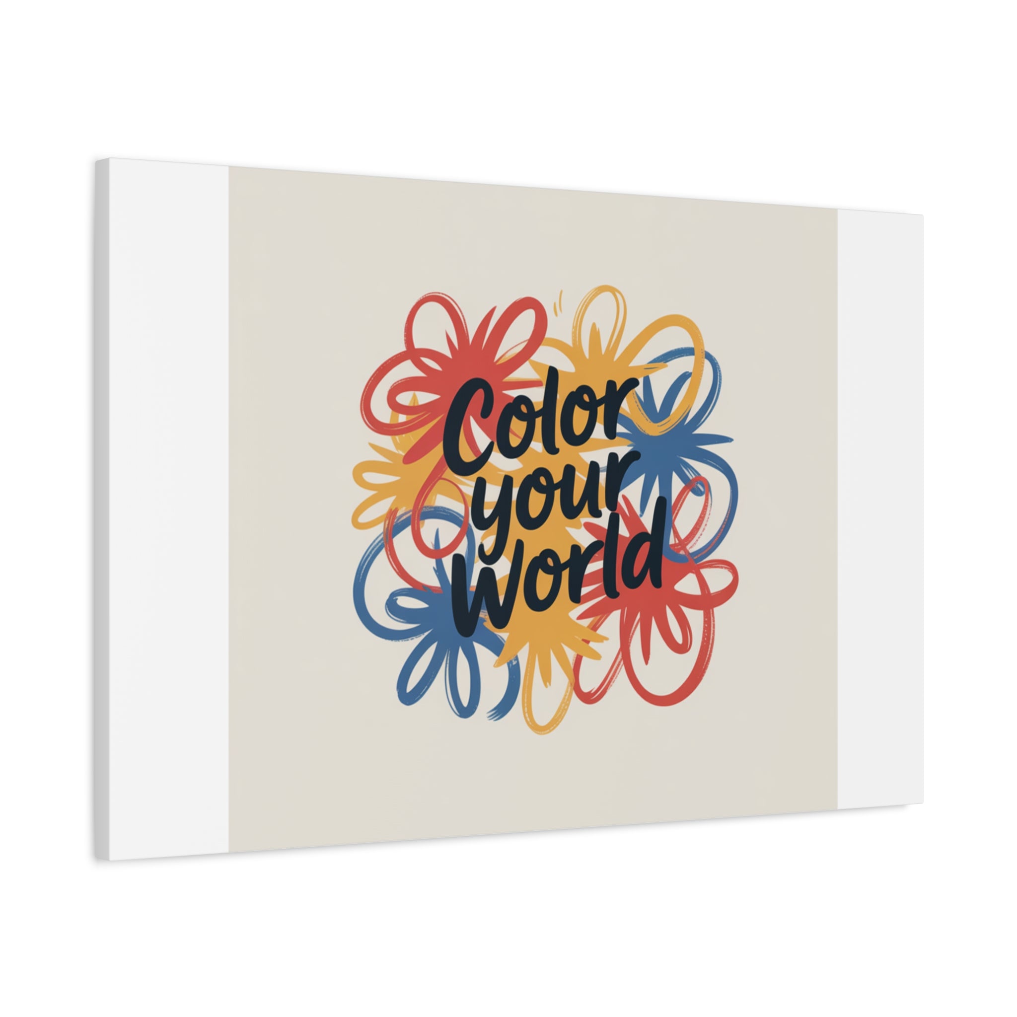 Canvas Art – “Color Your World” Floral Wall Art