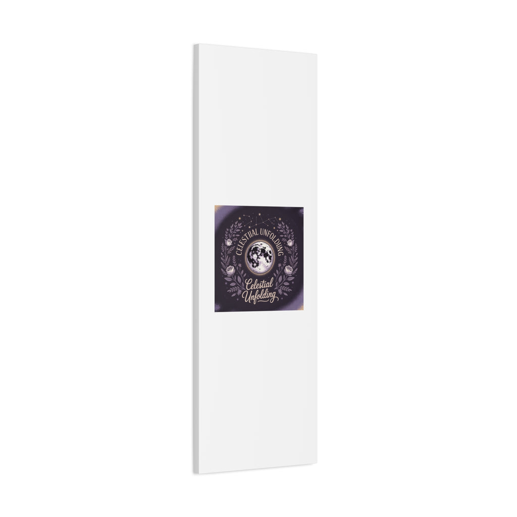 Celestial Unfolding Moon Art Canvas