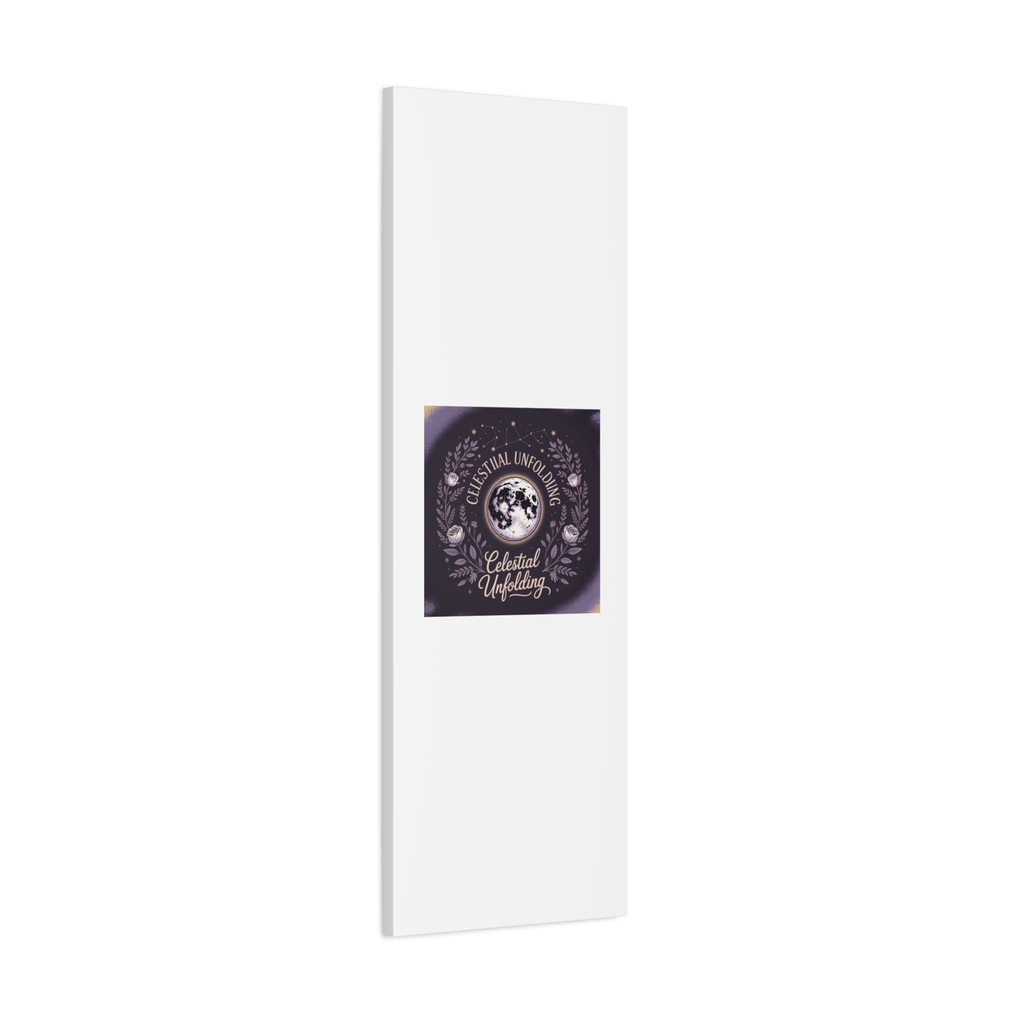 Celestial Unfolding Moon Art Canvas