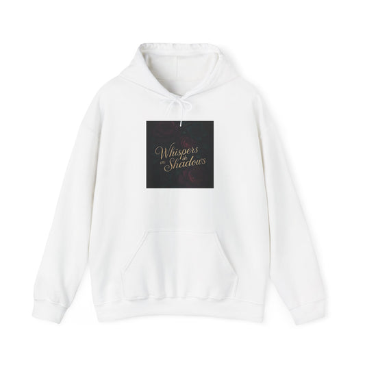 Whispers & Shadows Hoodie — Gothic Literary Graphic Pullover