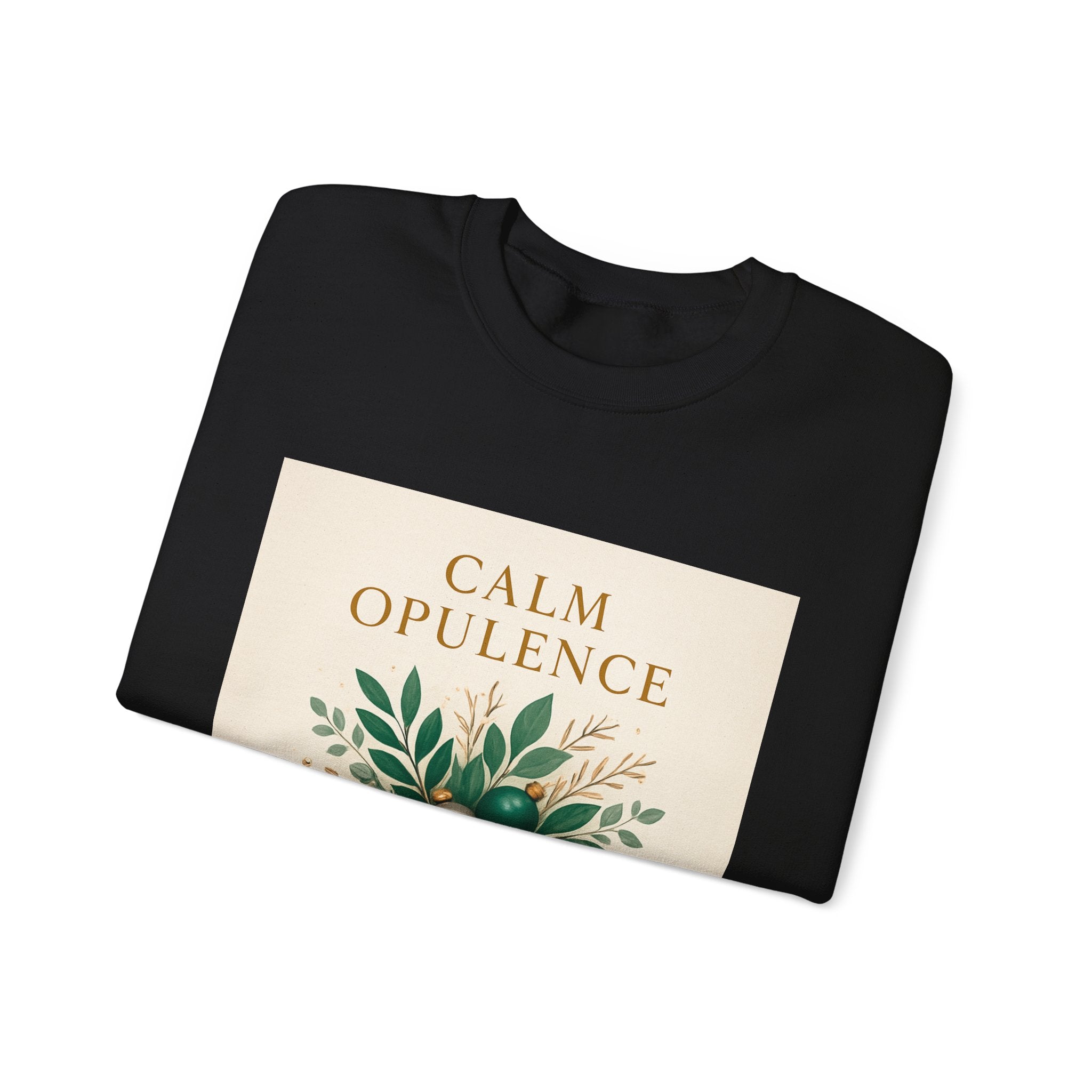 Calm Opulence Sweatshirt — Botanical Holiday Crewneck