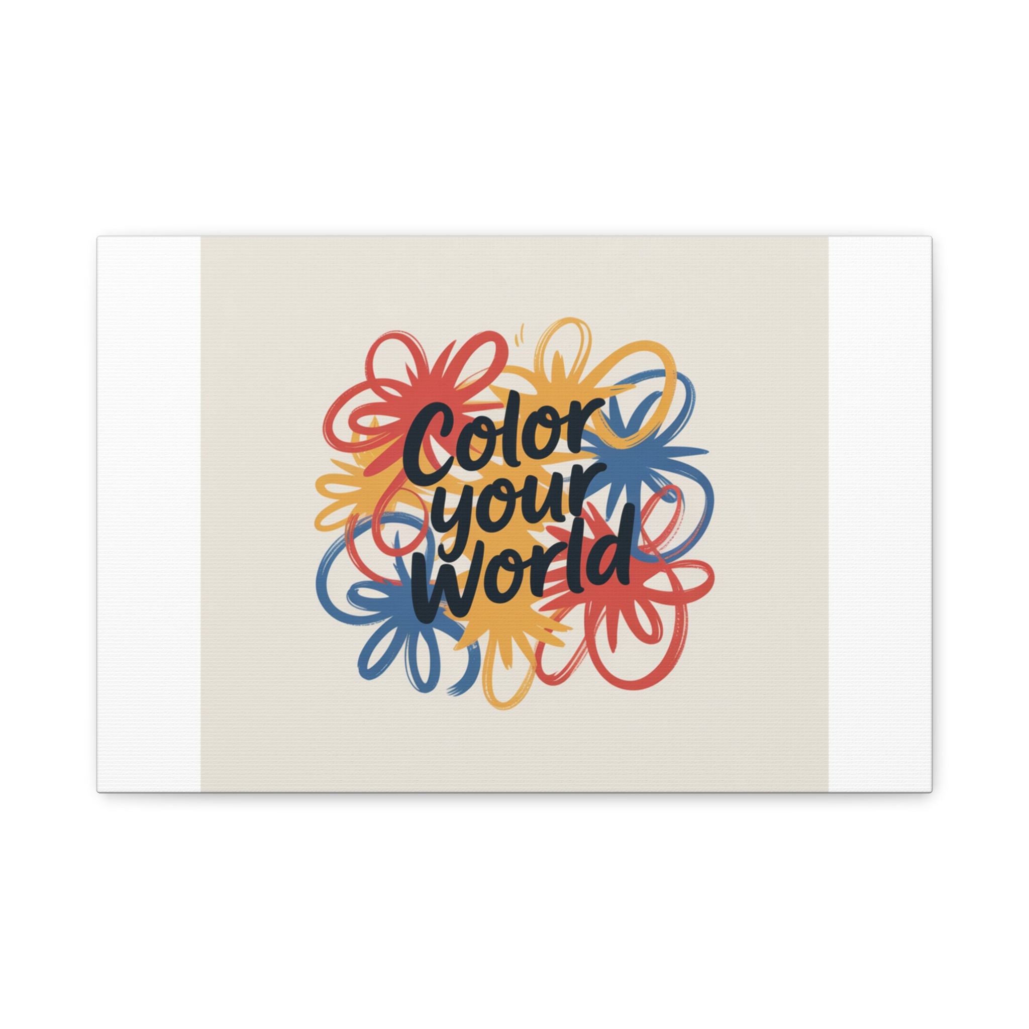 Canvas Art – “Color Your World” Floral Wall Art