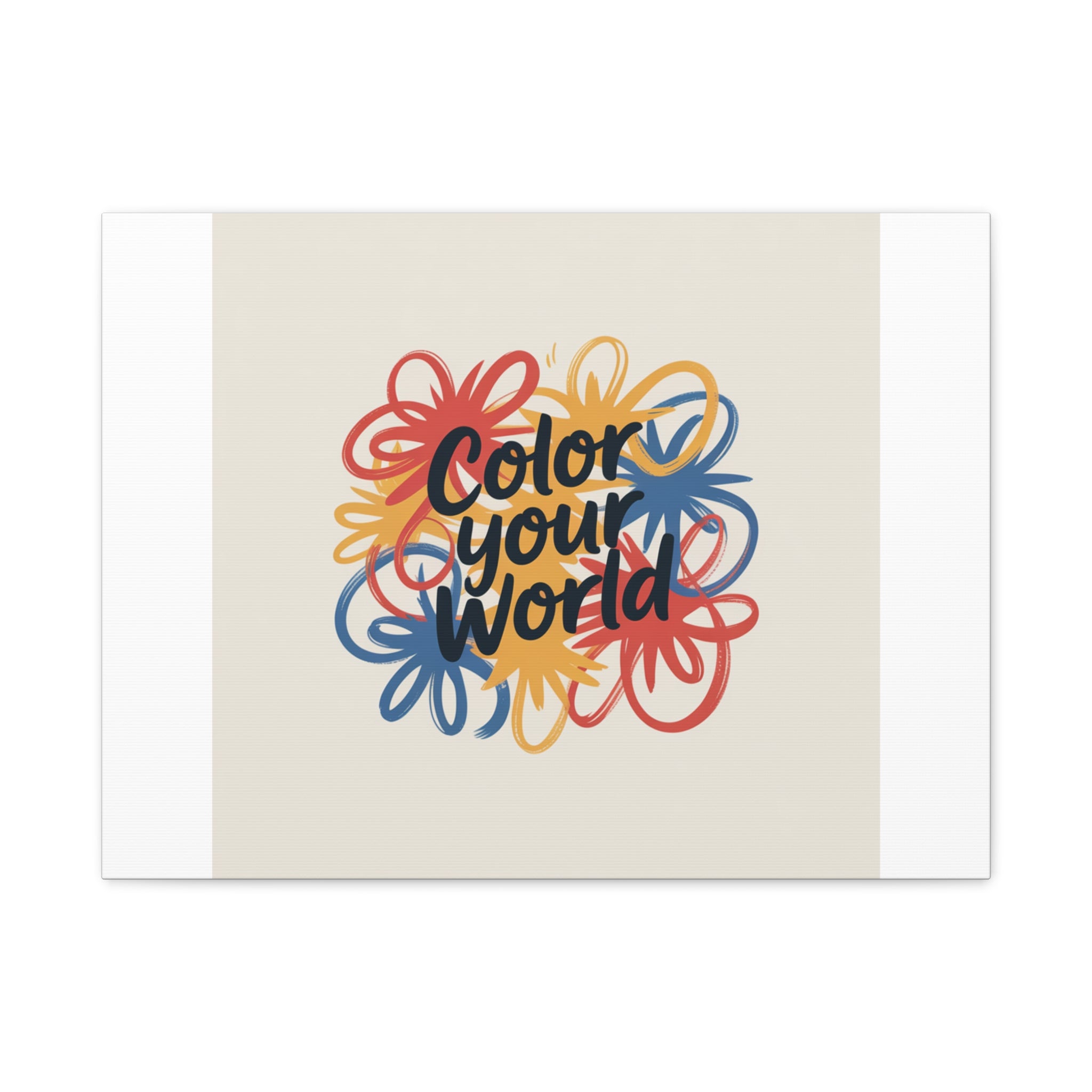 Canvas Art – “Color Your World” Floral Wall Art