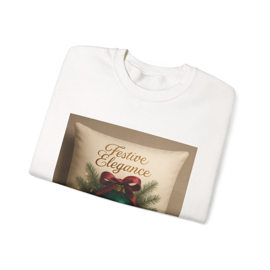 Crewneck Sweatshirt — Festive Elegance Christmas Ornament Design
