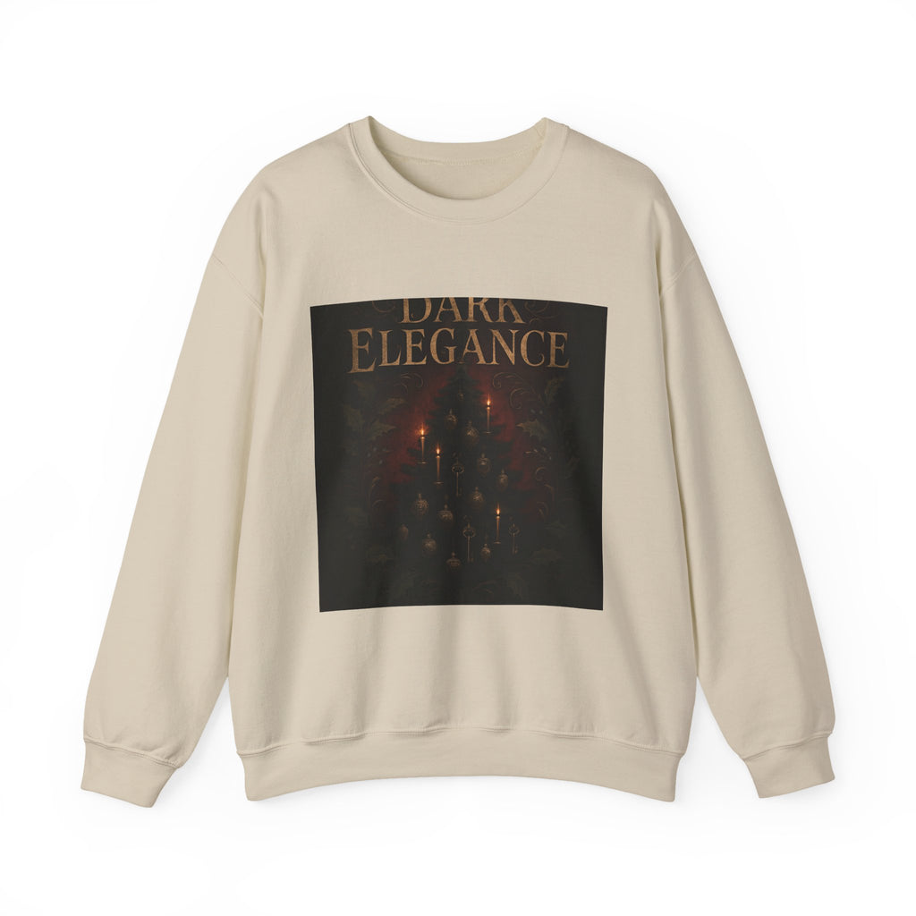 Crewneck Sweatshirt – "Dark Elegance" Gothic Forest Graphic