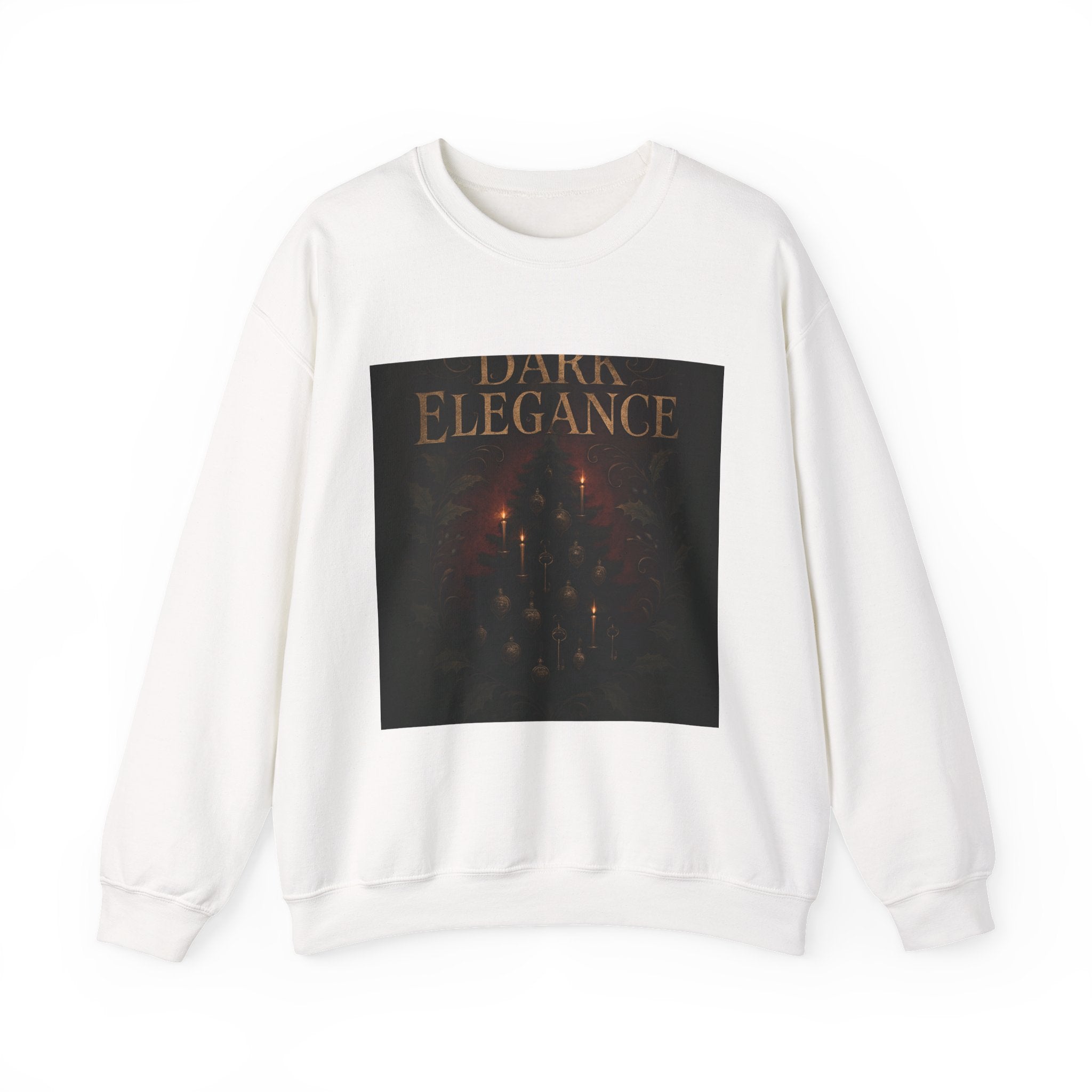 Crewneck Sweatshirt – "Dark Elegance" Gothic Forest Graphic