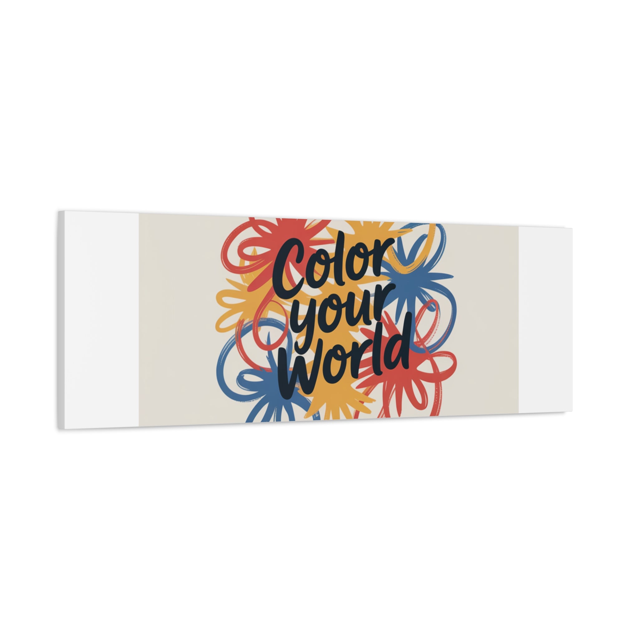 Canvas Art – “Color Your World” Floral Wall Art