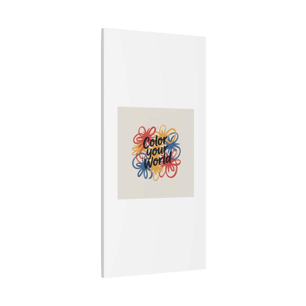 Canvas Art – “Color Your World” Floral Wall Art