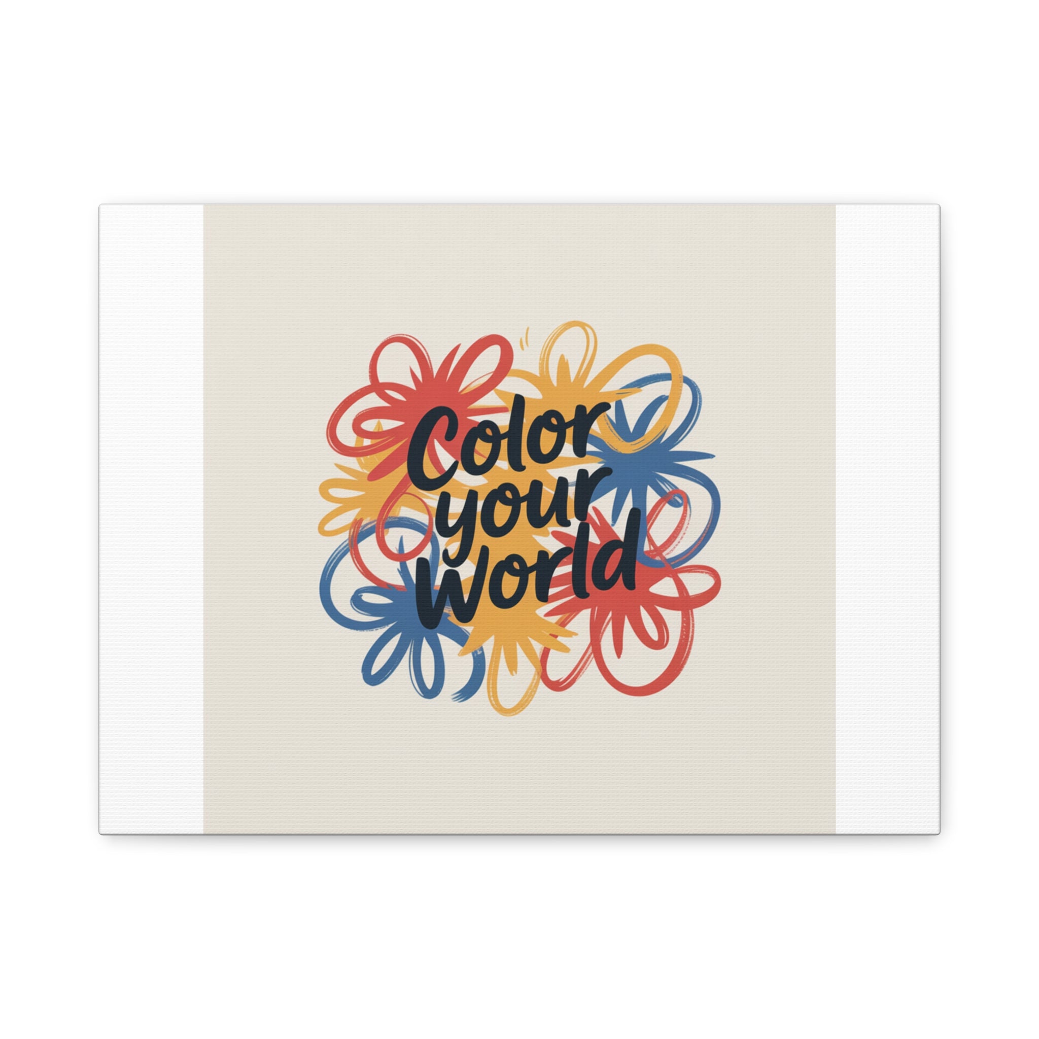 Canvas Art – “Color Your World” Floral Wall Art