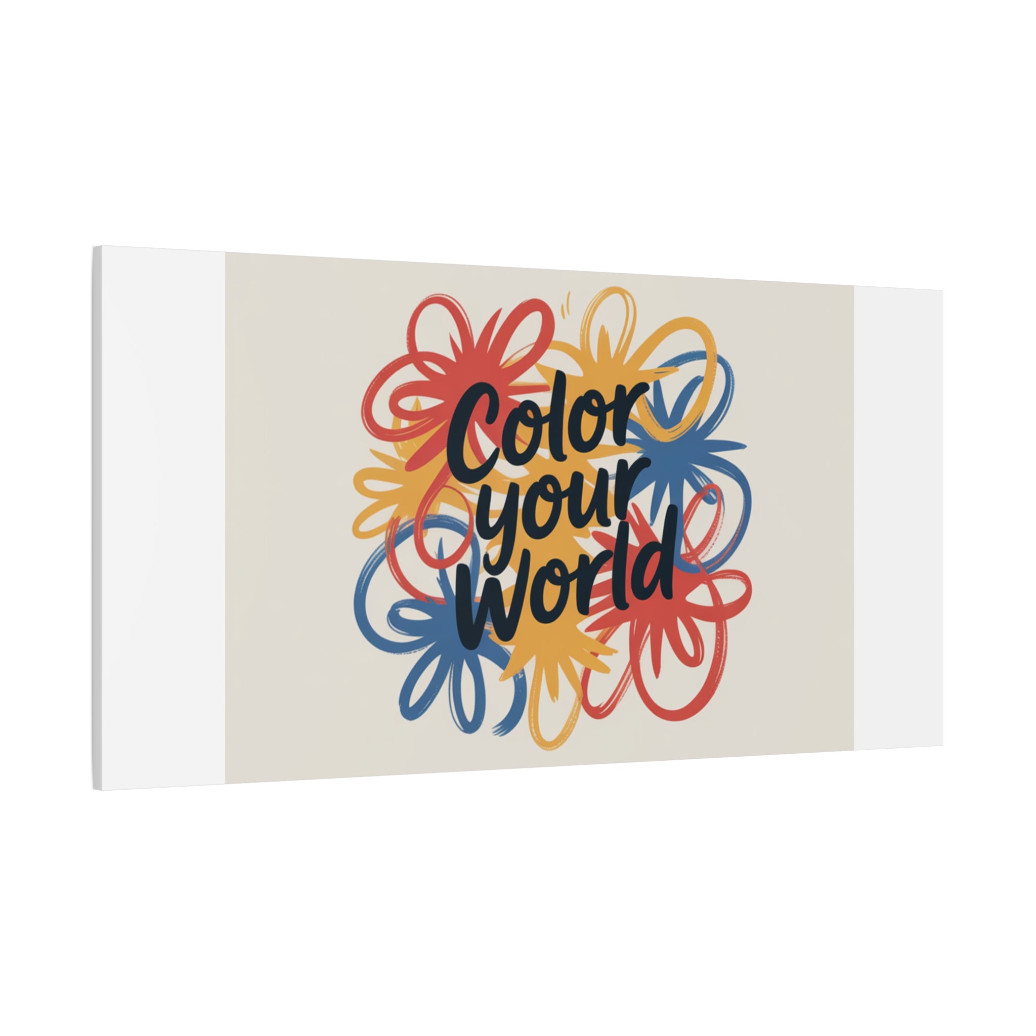 Canvas Art – “Color Your World” Floral Wall Art