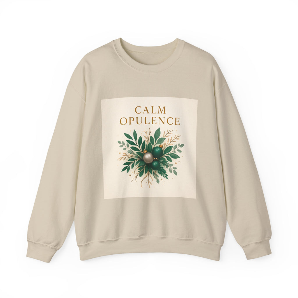 Calm Opulence Sweatshirt — Botanical Holiday Crewneck