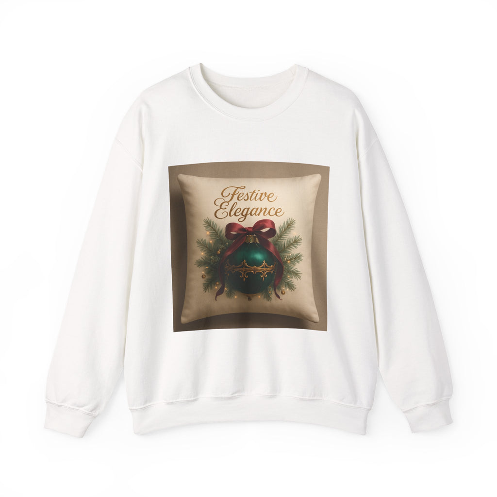 Crewneck Sweatshirt — Festive Elegance Christmas Ornament Design