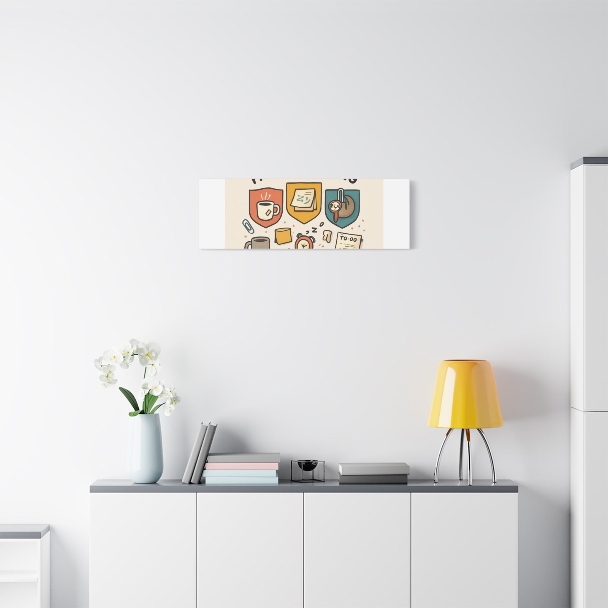 Canvas Wall Art — “I’m On Leave From Adulting” Cute Office Humor Matte Canvas