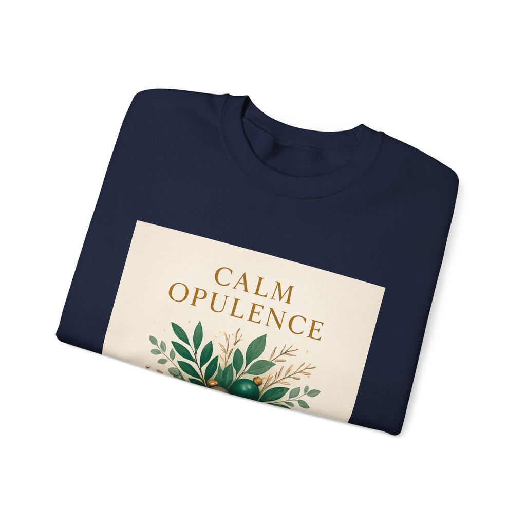 Calm Opulence Sweatshirt — Botanical Holiday Crewneck