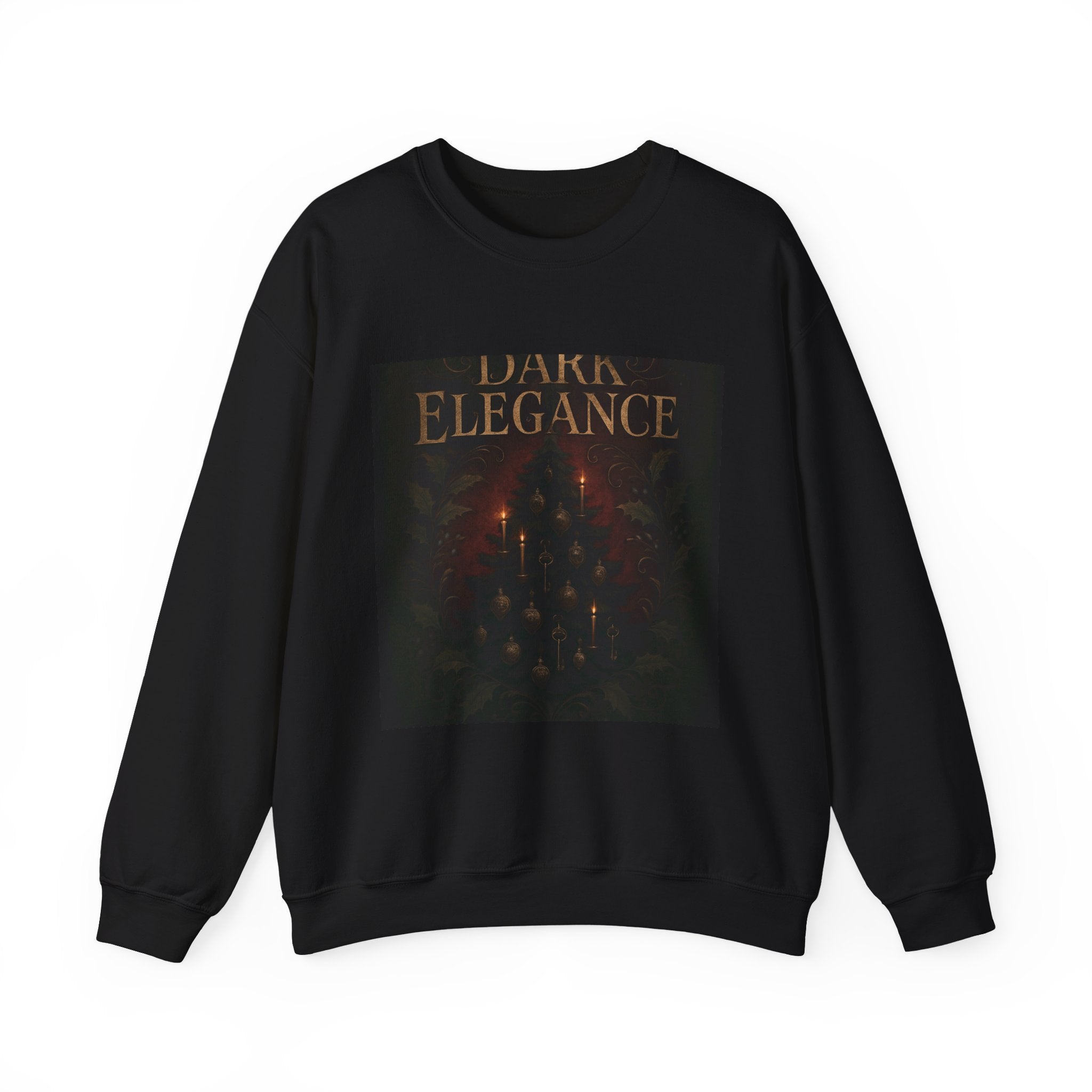 Crewneck Sweatshirt – "Dark Elegance" Gothic Forest Graphic