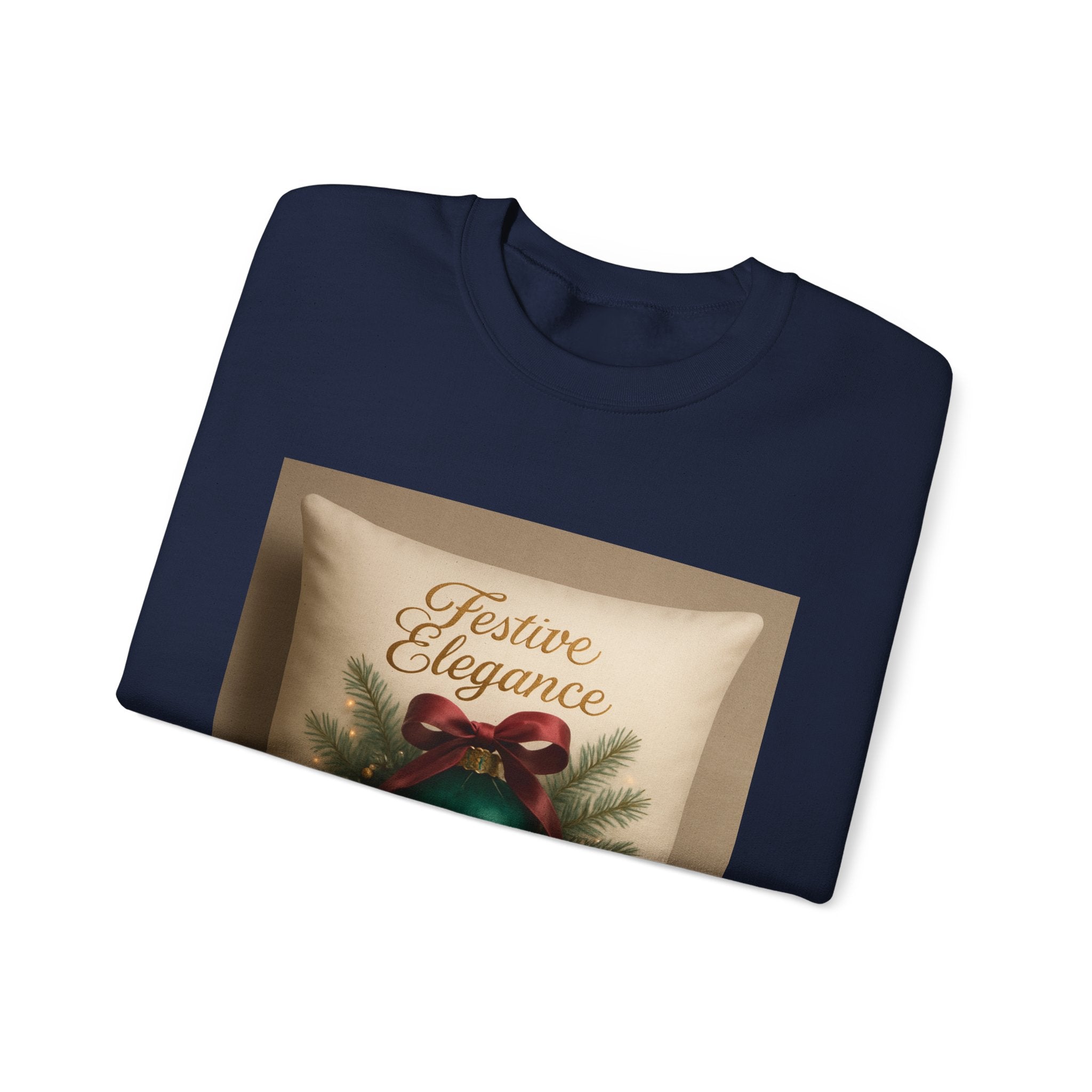 Crewneck Sweatshirt — Festive Elegance Christmas Ornament Design