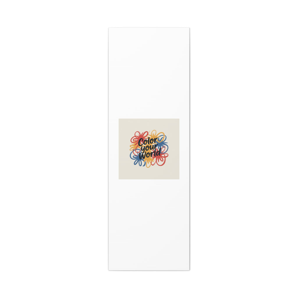 Canvas Art – “Color Your World” Floral Wall Art