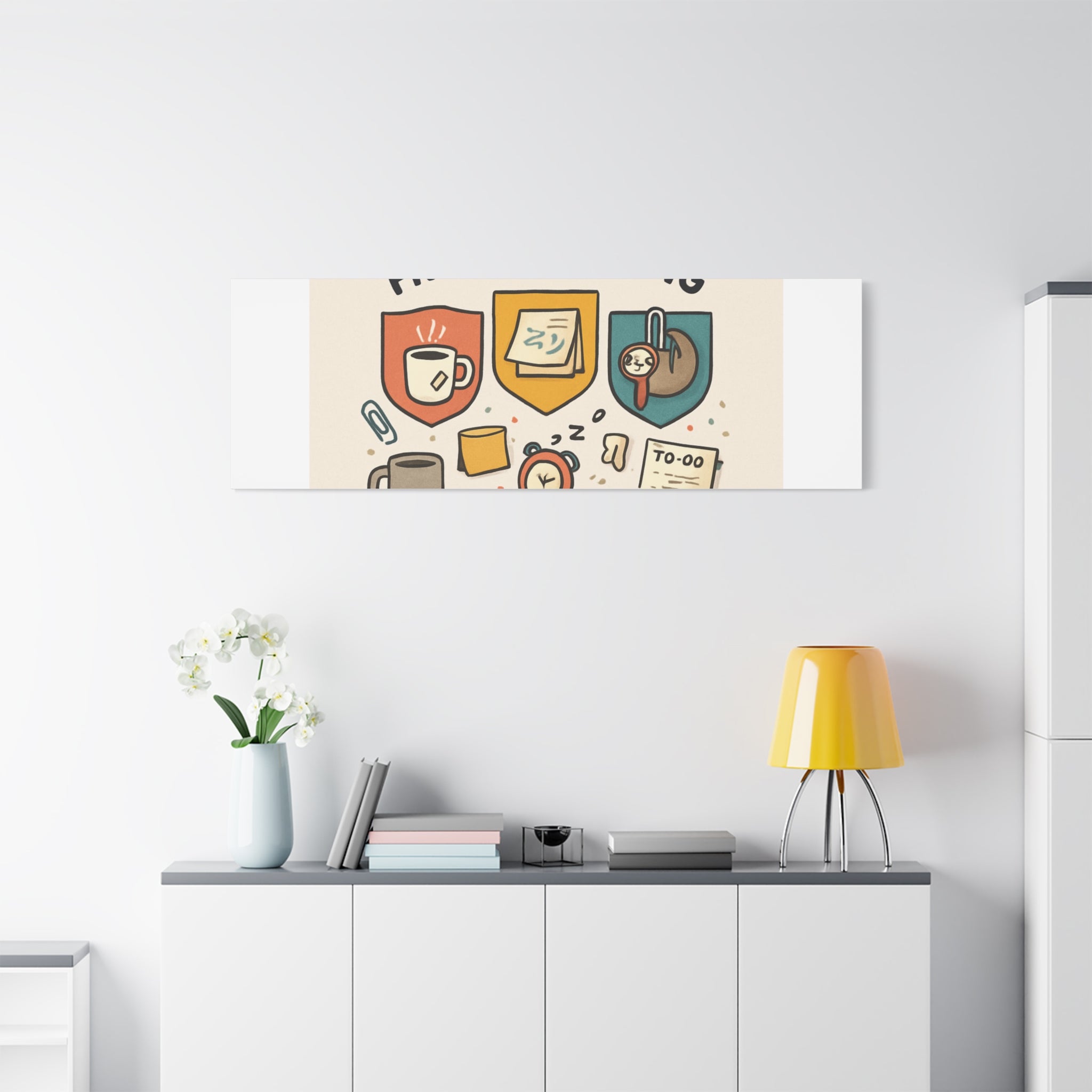 Canvas Wall Art — “I’m On Leave From Adulting” Cute Office Humor Matte Canvas