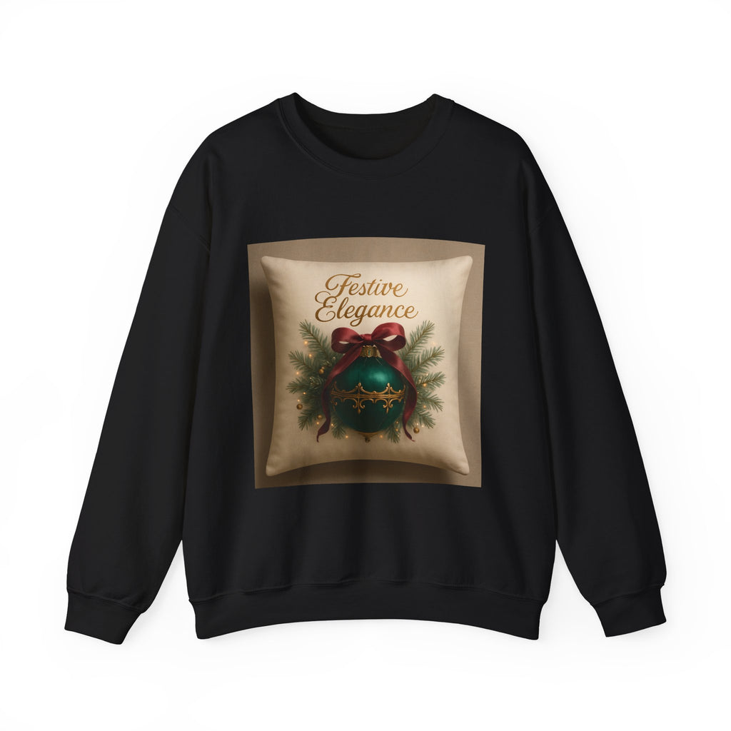 Crewneck Sweatshirt — Festive Elegance Christmas Ornament Design