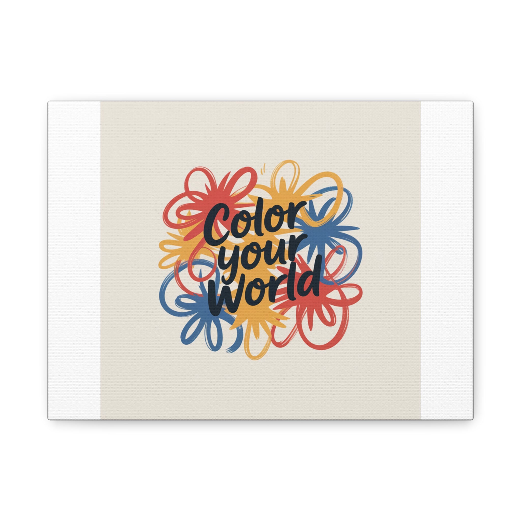 Canvas Art – “Color Your World” Floral Wall Art