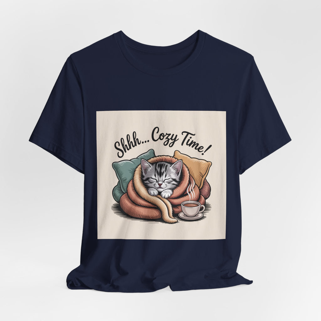 Cozy Cat 'Shhh... Cozy Time!' Tee