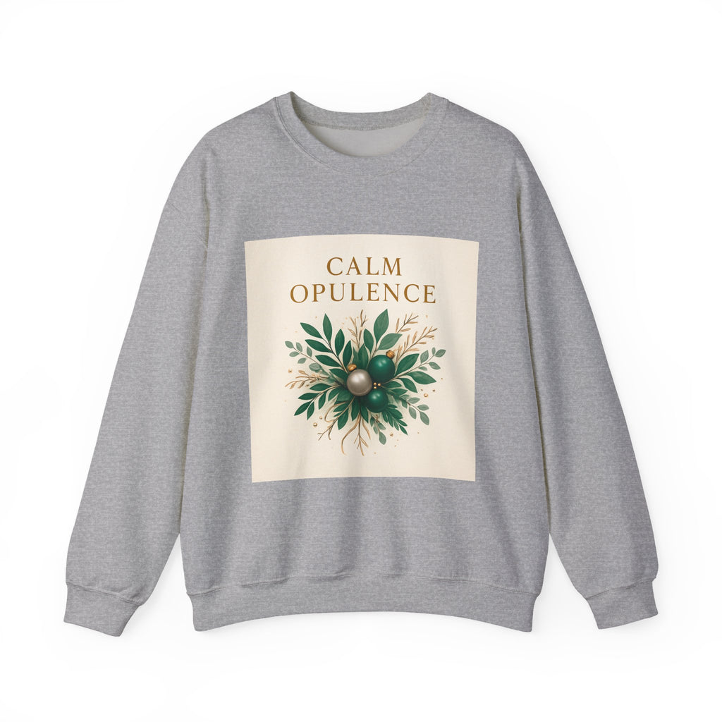 Calm Opulence Sweatshirt — Botanical Holiday Crewneck
