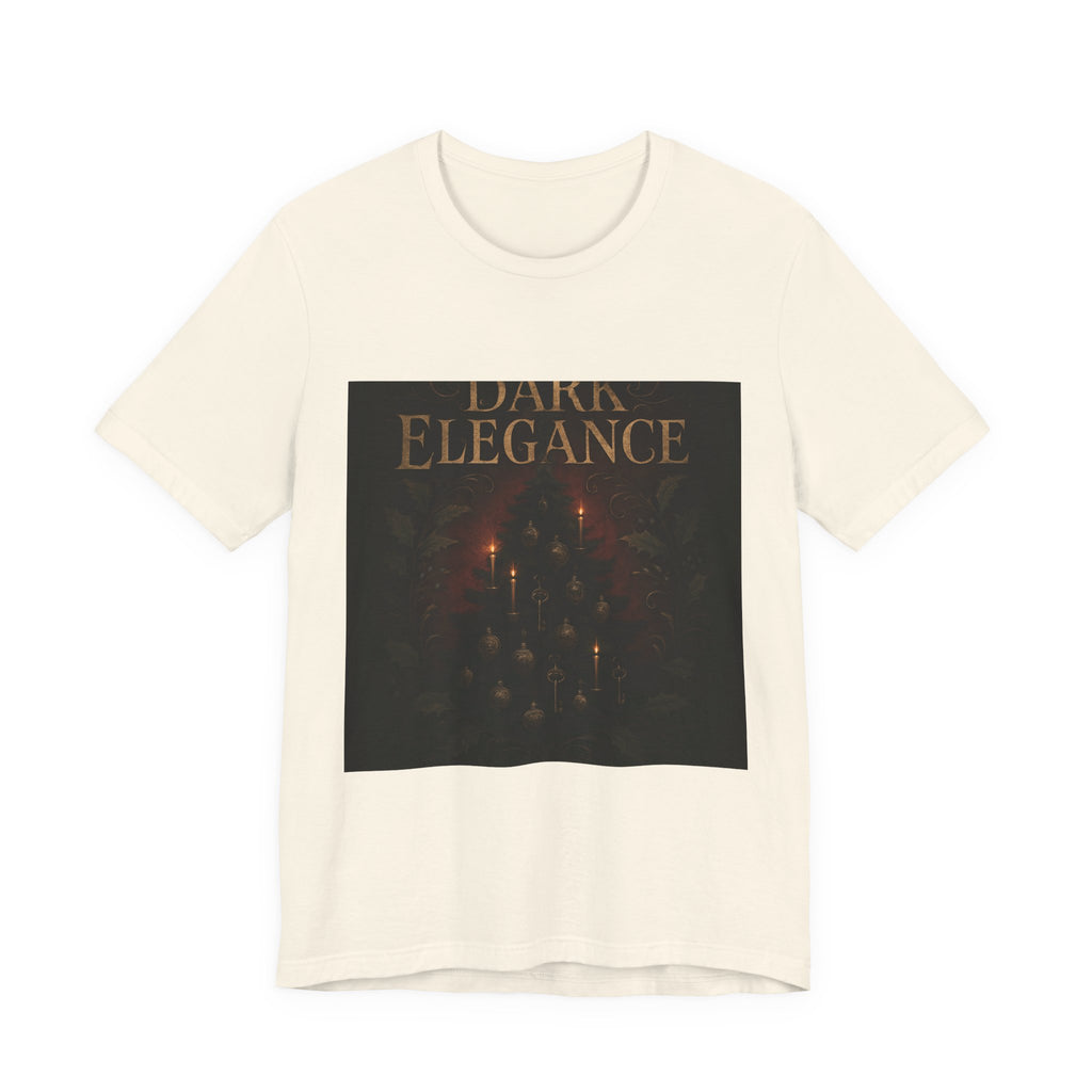 Dark Elegance Tee - Gothic Candlelight Graphic Shirt