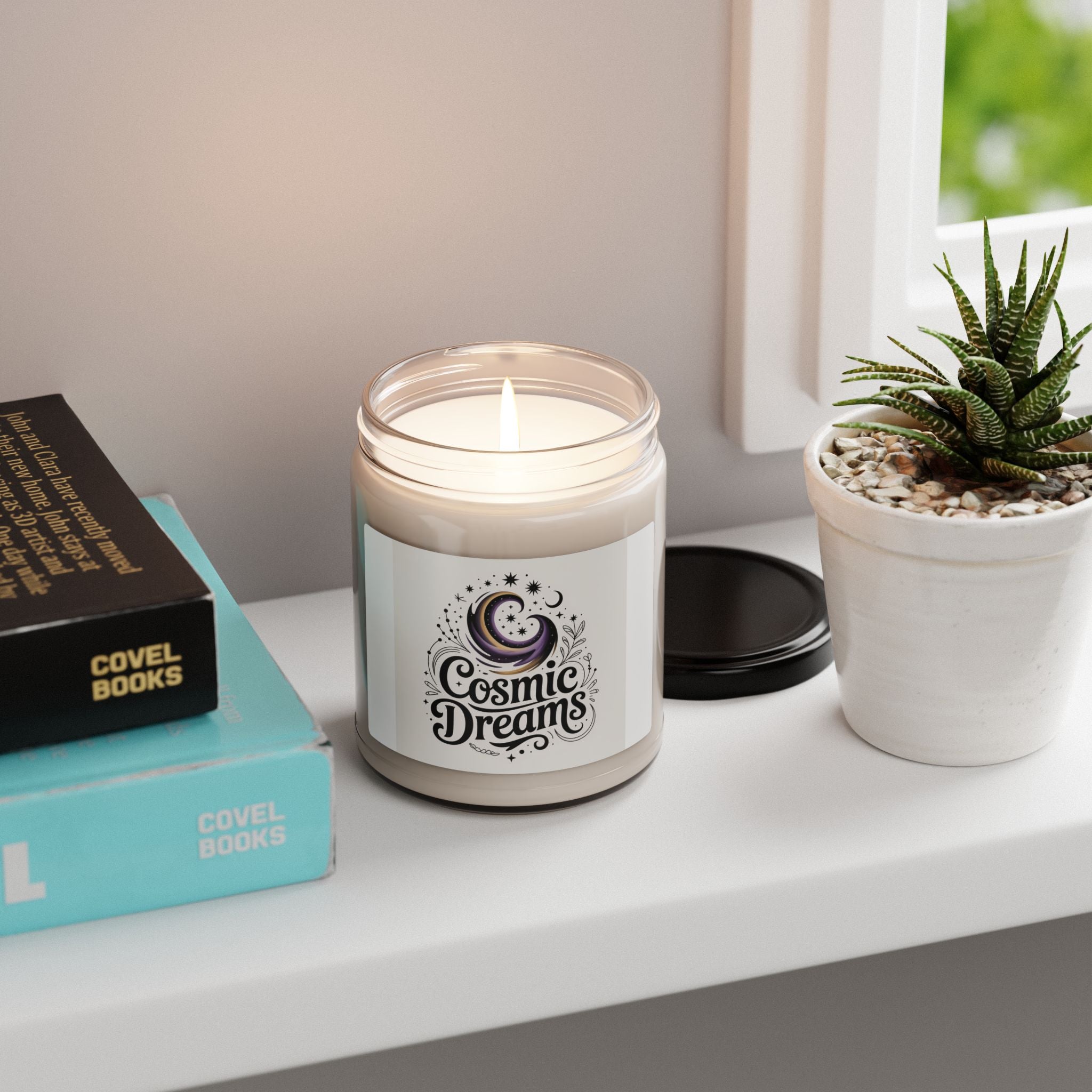 Cosmic Dreams Scented Soy Candle — 9oz Relaxing Night Sky Aroma