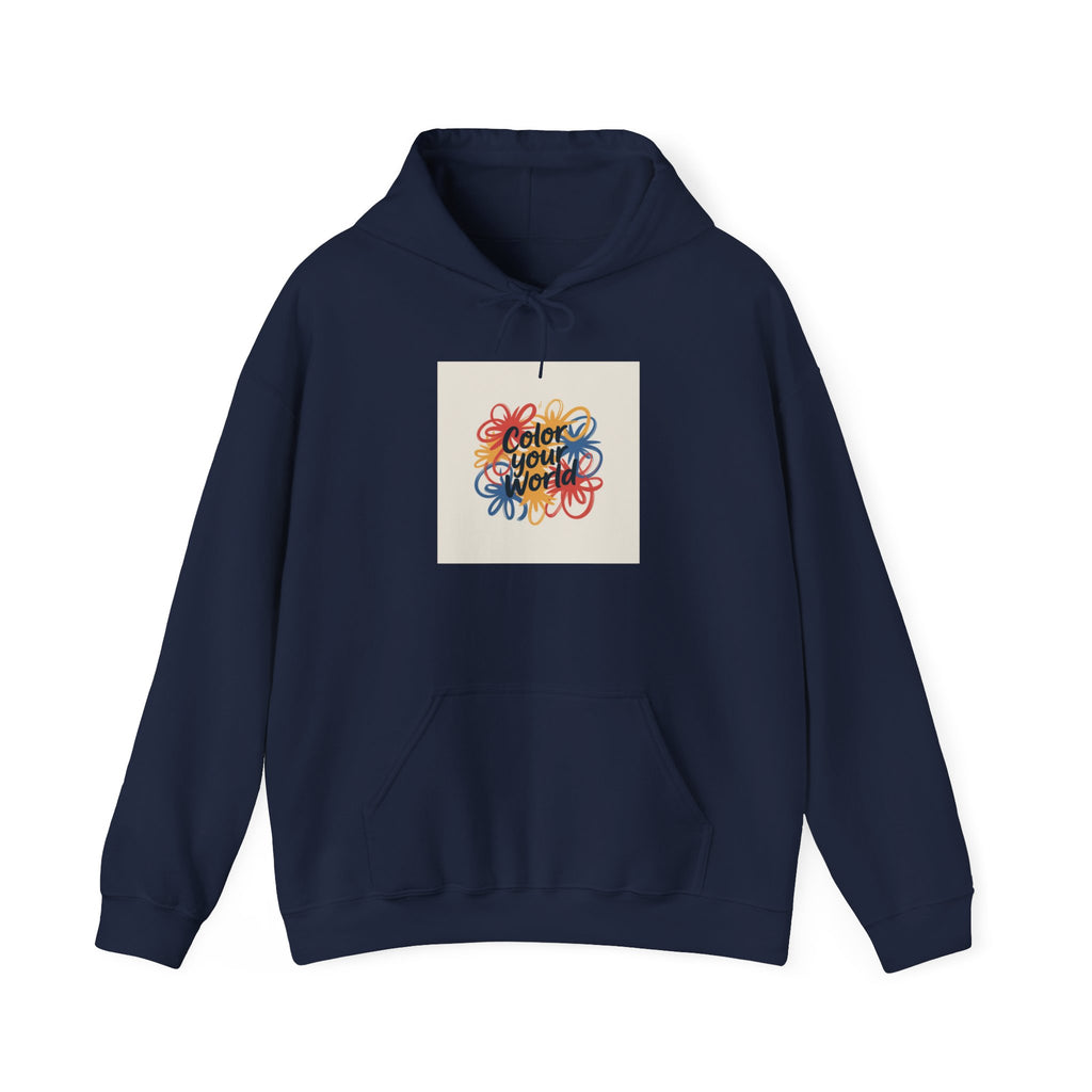 Hoodie — 'Follow Your Heart' Colorful Script Hoodie