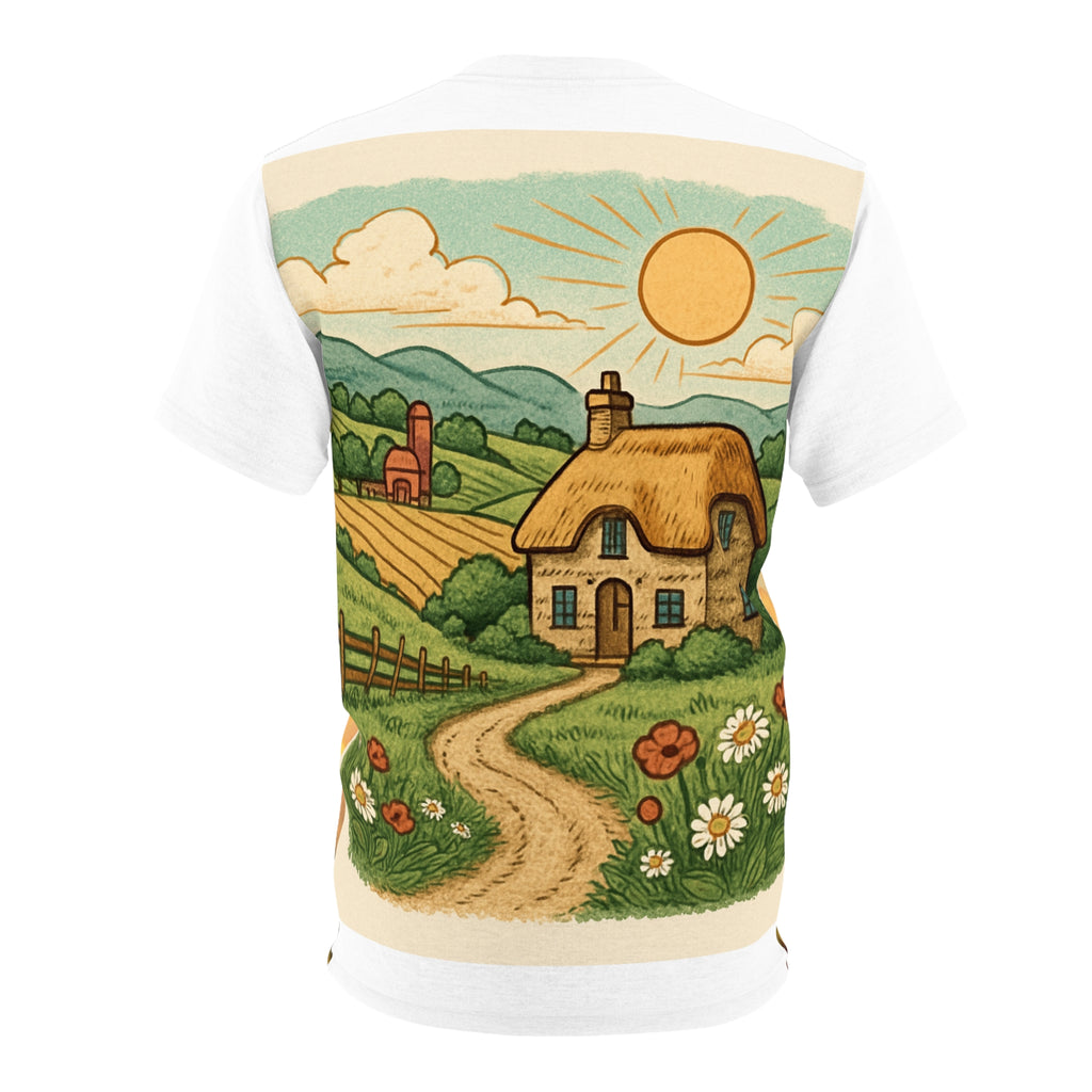 Hot Air Balloon Adventure Tee — Illustrated Singing Trio Print