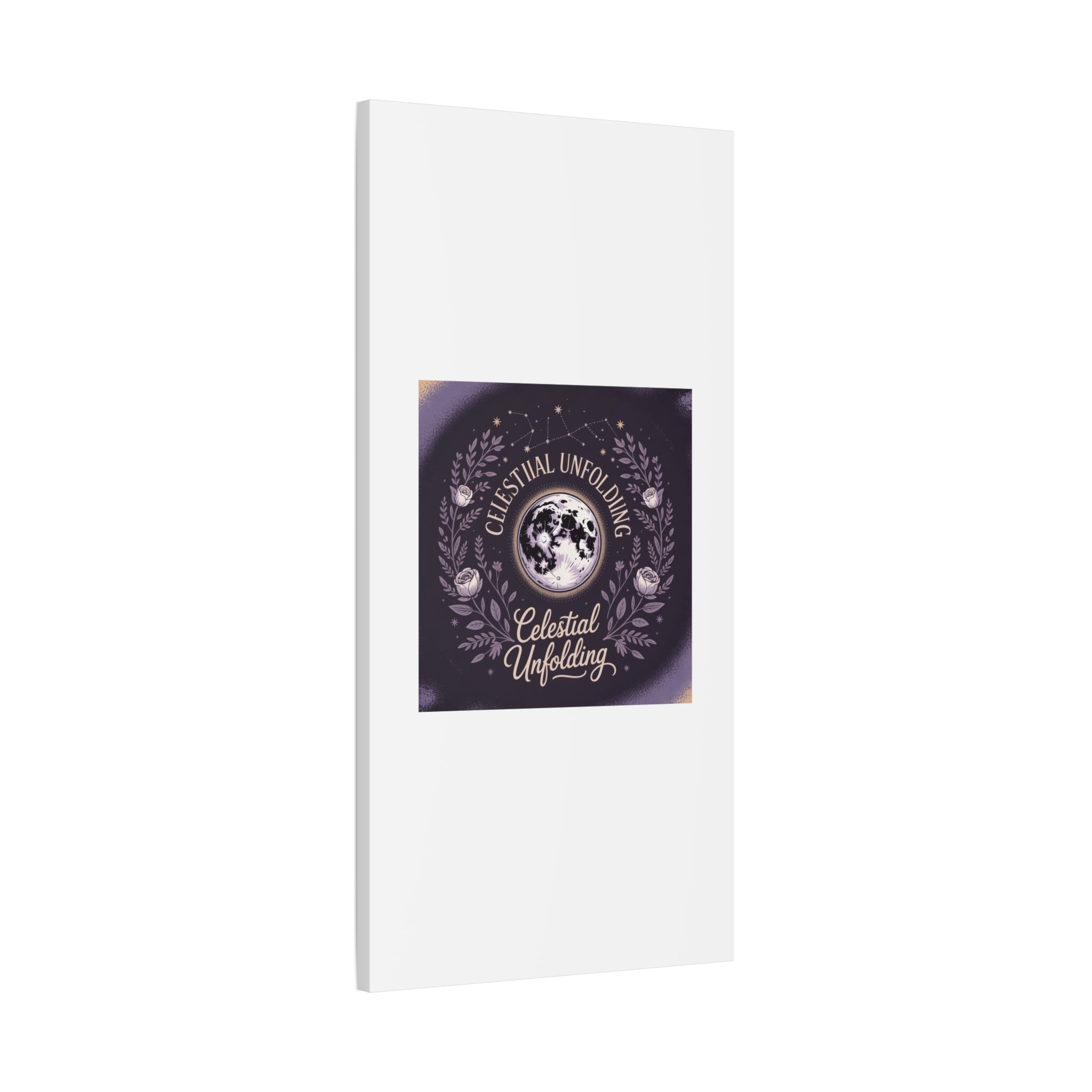 Celestial Unfolding Moon Art Canvas