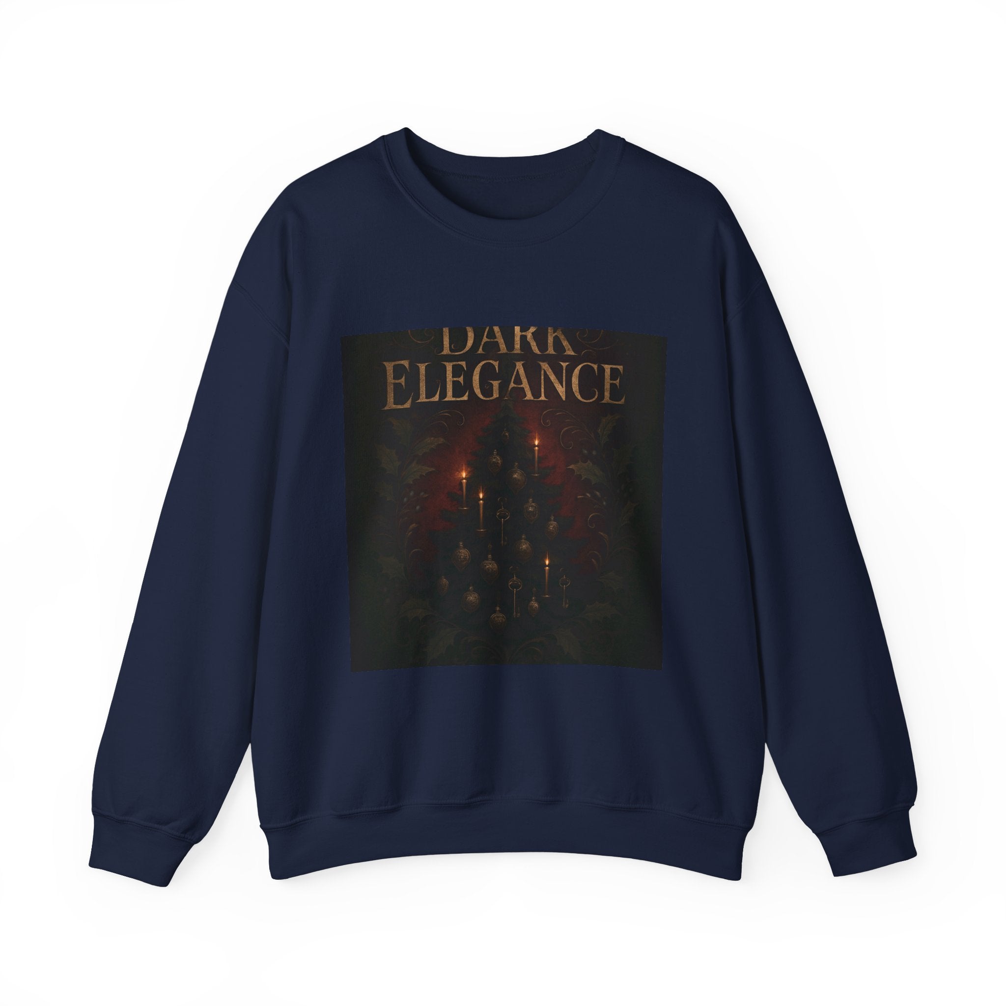 Crewneck Sweatshirt – "Dark Elegance" Gothic Forest Graphic