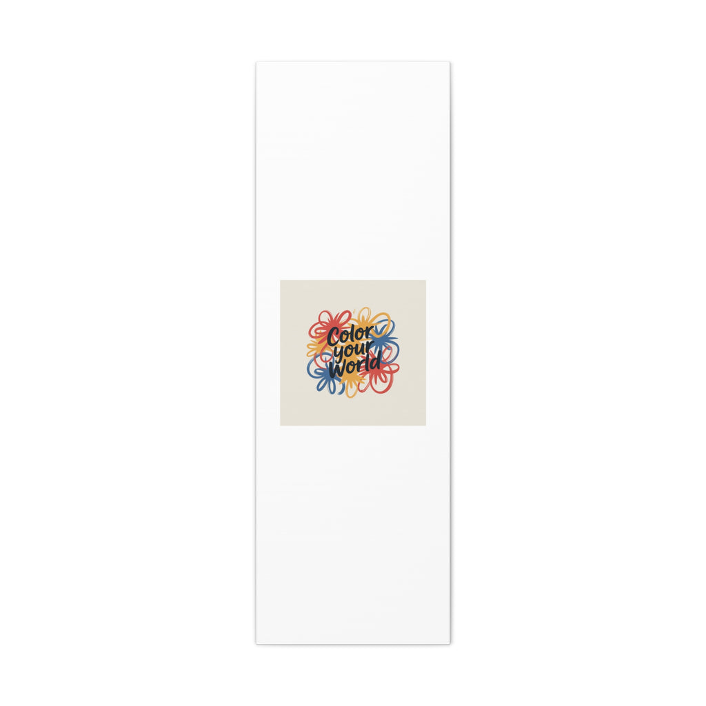 Canvas Art – “Color Your World” Floral Wall Art